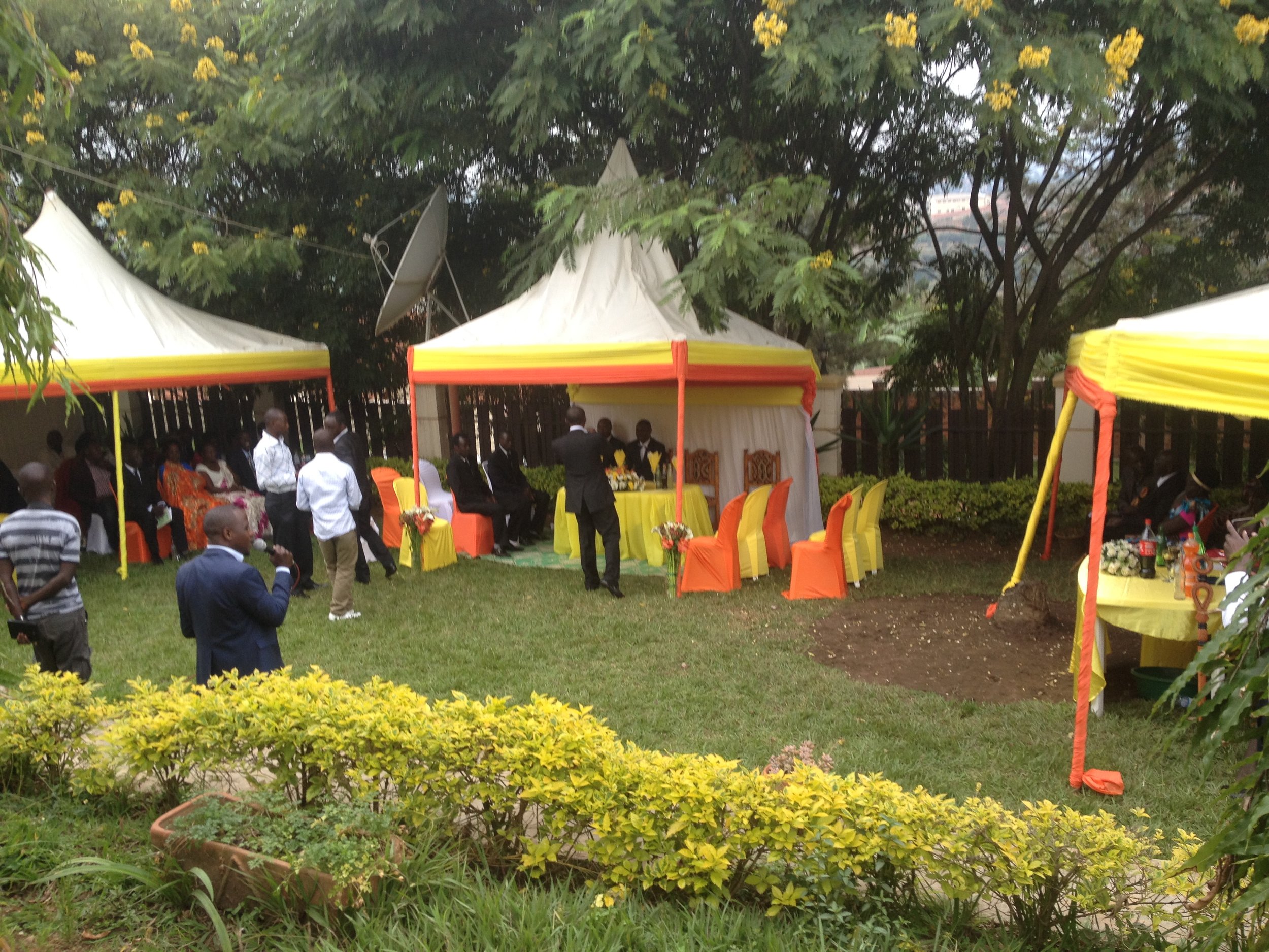 Wedding set up in Rwanda - Kigali.JPG