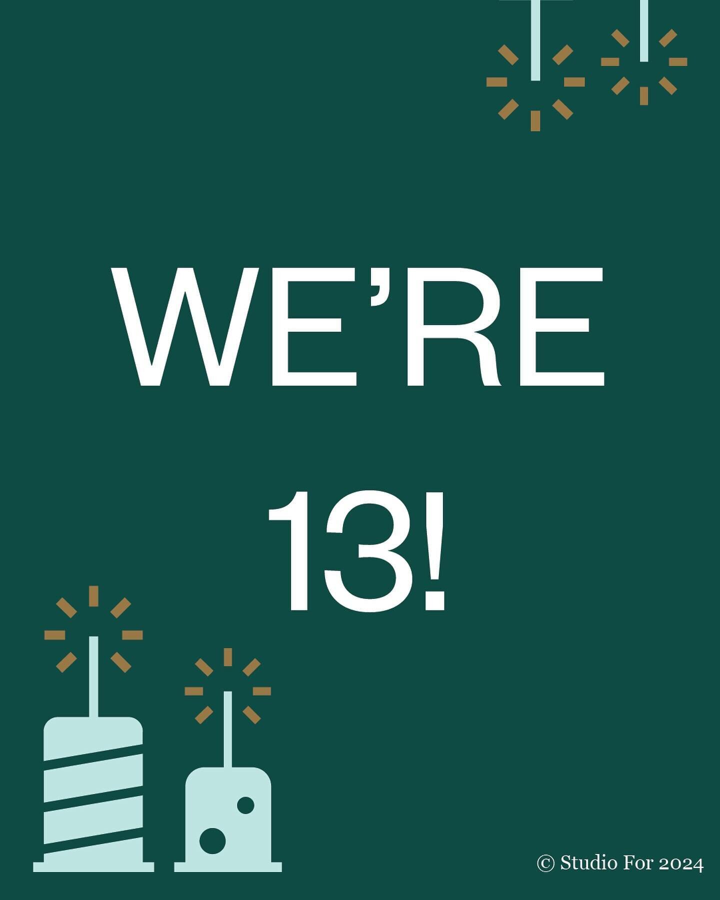 Happy birthday to us! Our studio is 13 years old today and we&rsquo;re celebrating over 87 projects under our belt - 55 in New York State alone and the rest across 10 US states and 13 countries worldwide! 

We&rsquo;re also sending out gratitude to a