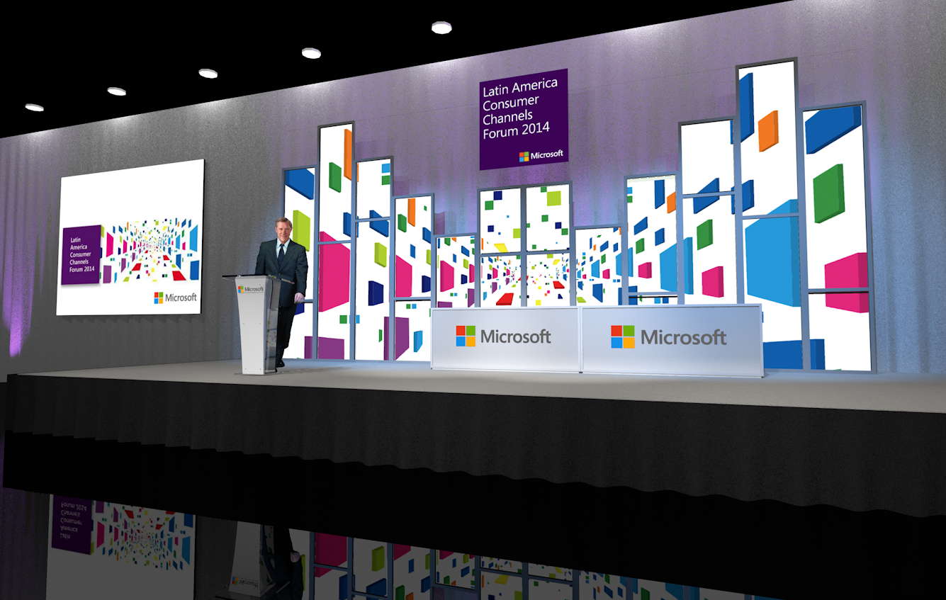 Microsoft Latin America Consumer Channels Forum 2014 staging_rendering.jpg