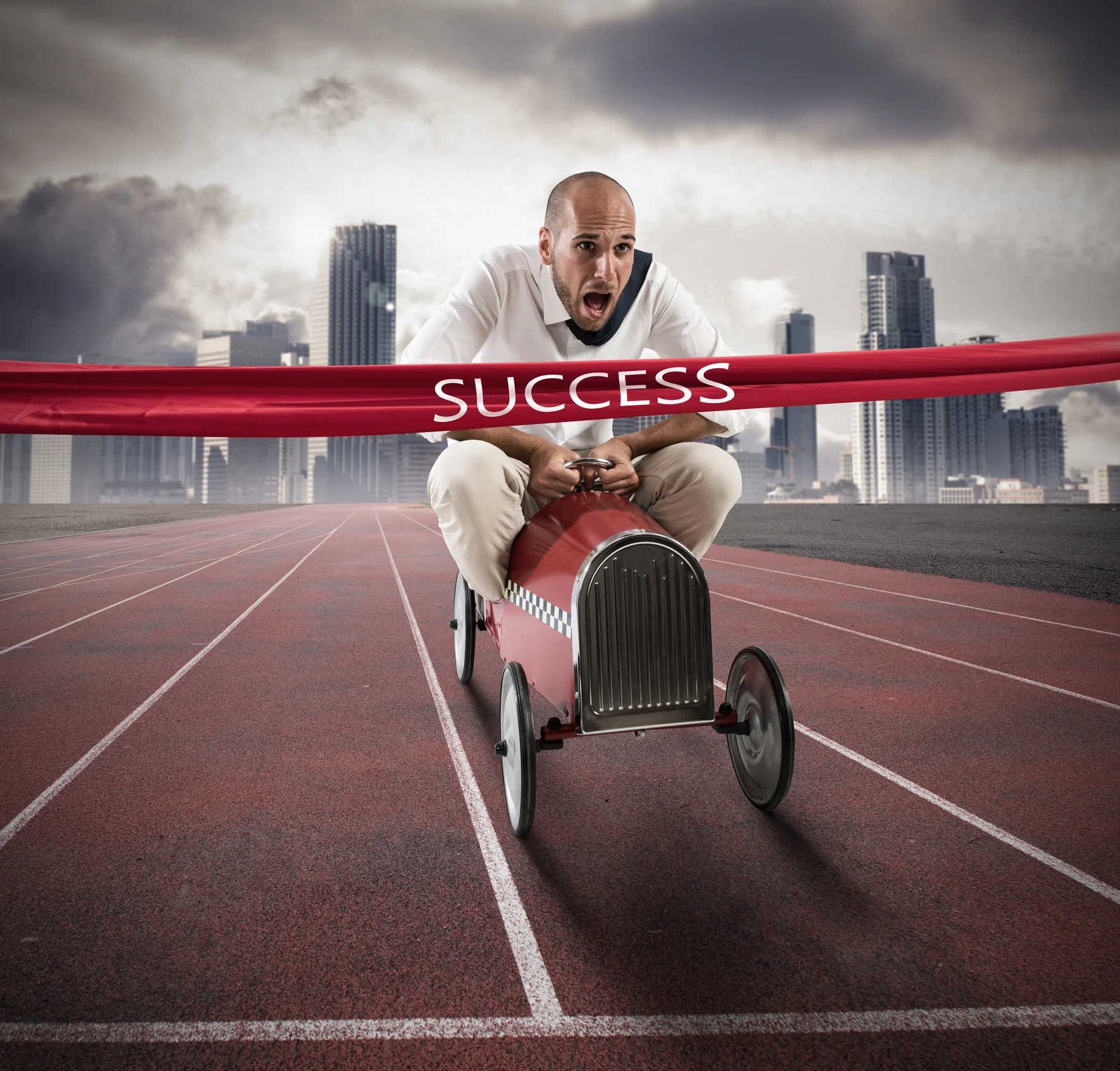 Visualising the finish line