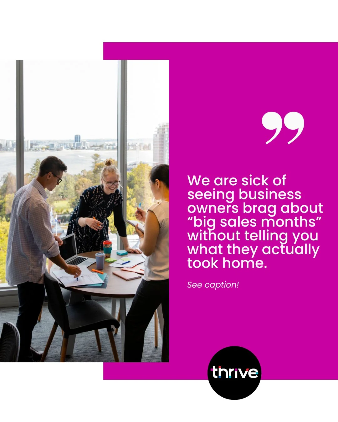 Here&rsquo;s the truth about sales vs profit:

Sales are what comes in.
Profit is what&rsquo;s left after you&rsquo;ve paid your team, bills, and tools.

Plenty of agencies hit $50K months but still struggle to pay themselves properly, because their 