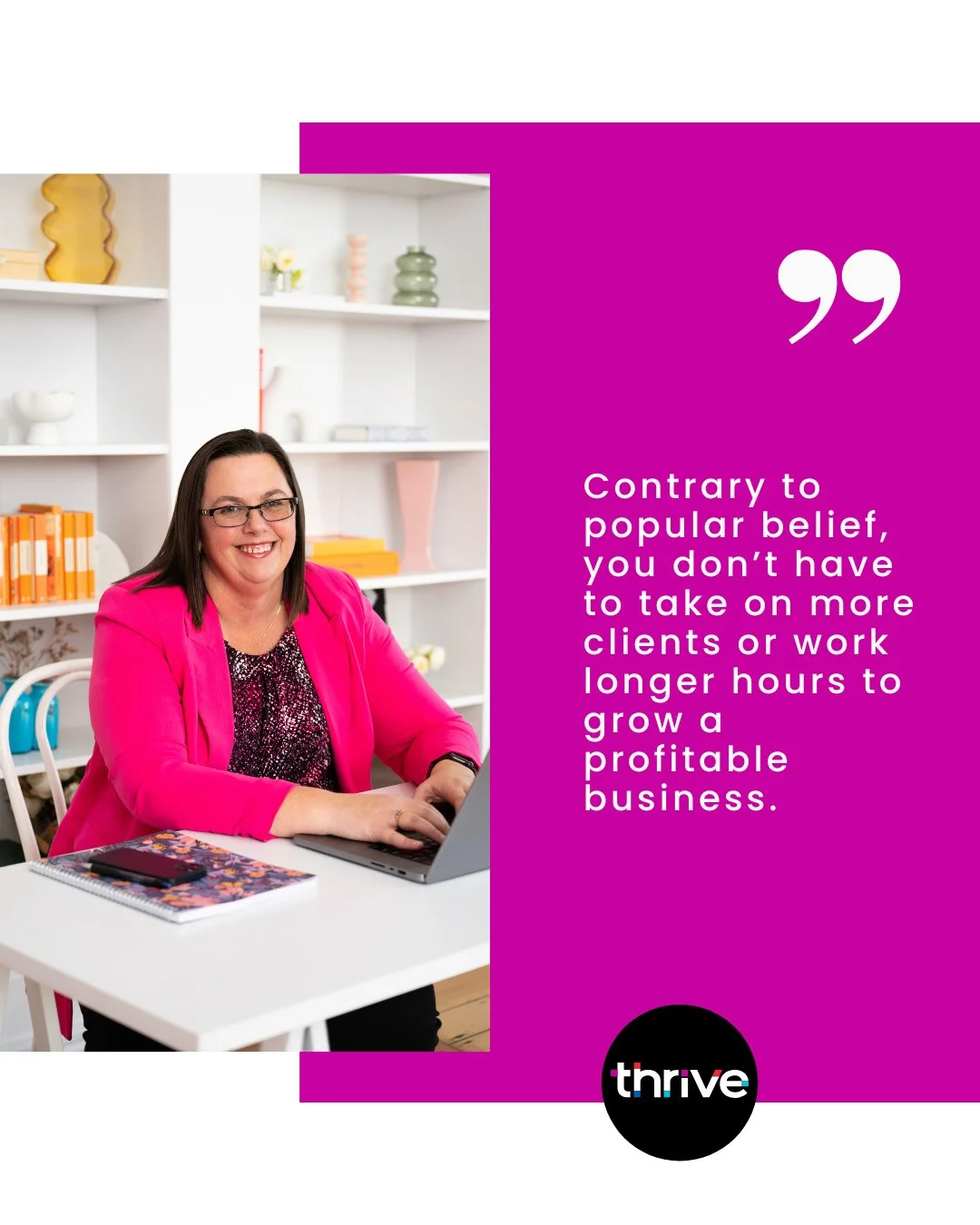 Yep, I said it.
Here’s your permission to stop thinking the only way to scale is to keep stacking more clients, more hours, and more hustle onto your plate.
The truth is, growth doesn’t come from running yourself ragged. It comes from r