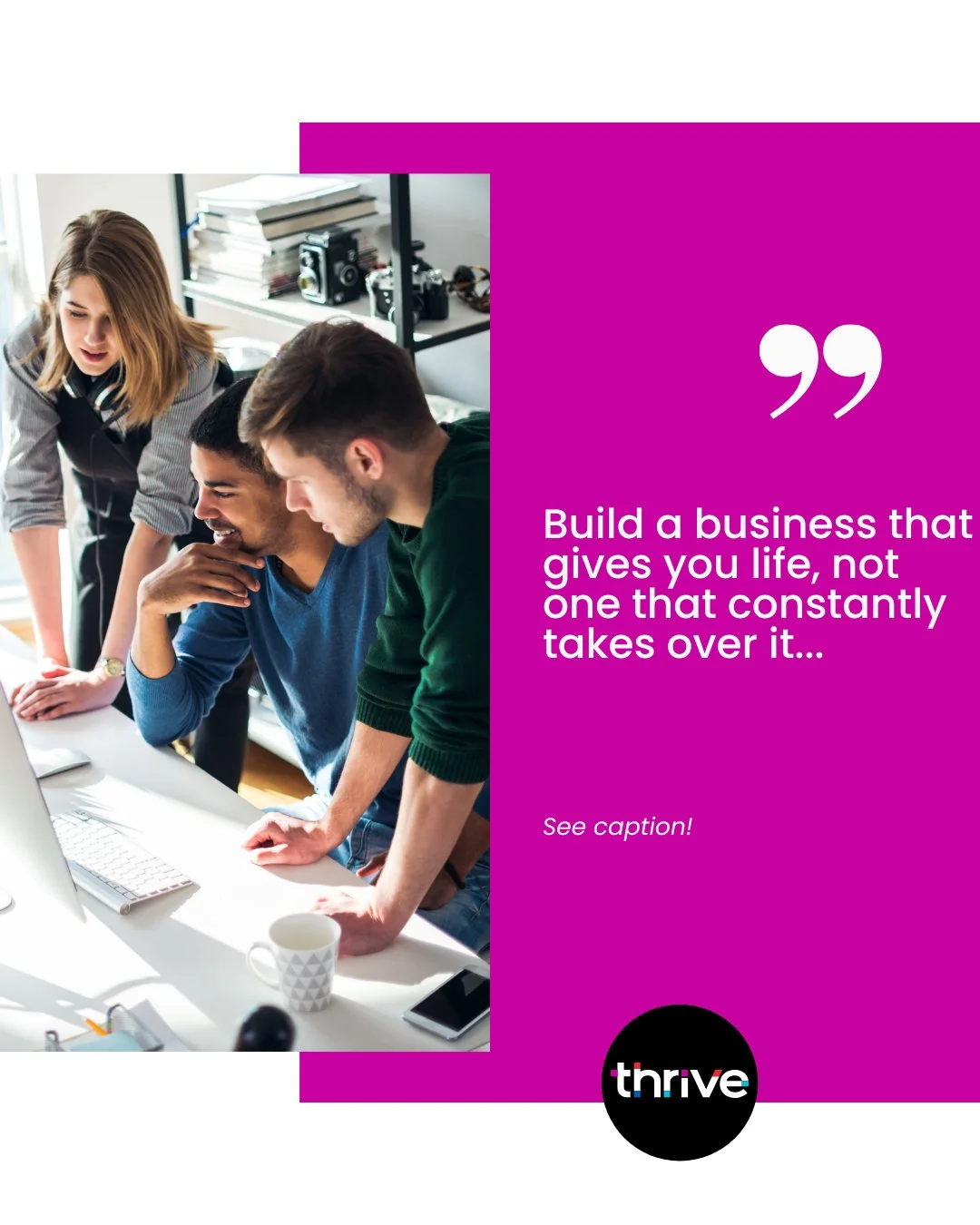 You want a business that fits your life, not one that constantly takes over it.

You want to wake up feeling calm, knowing what&rsquo;s coming in, what&rsquo;s going out, and what actually needs your attention.

You want to make decisions based on fa