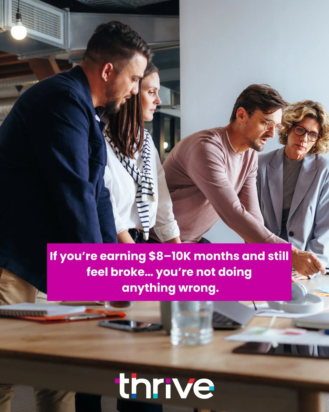 If your business looks &ldquo;successful&rdquo; on paper but you still feel broke, stressed, or stuck &mdash; you&rsquo;re not the only one.

I see it all the time, especially with service-based and creative businesses.

You hit those $8&ndash;10K mo