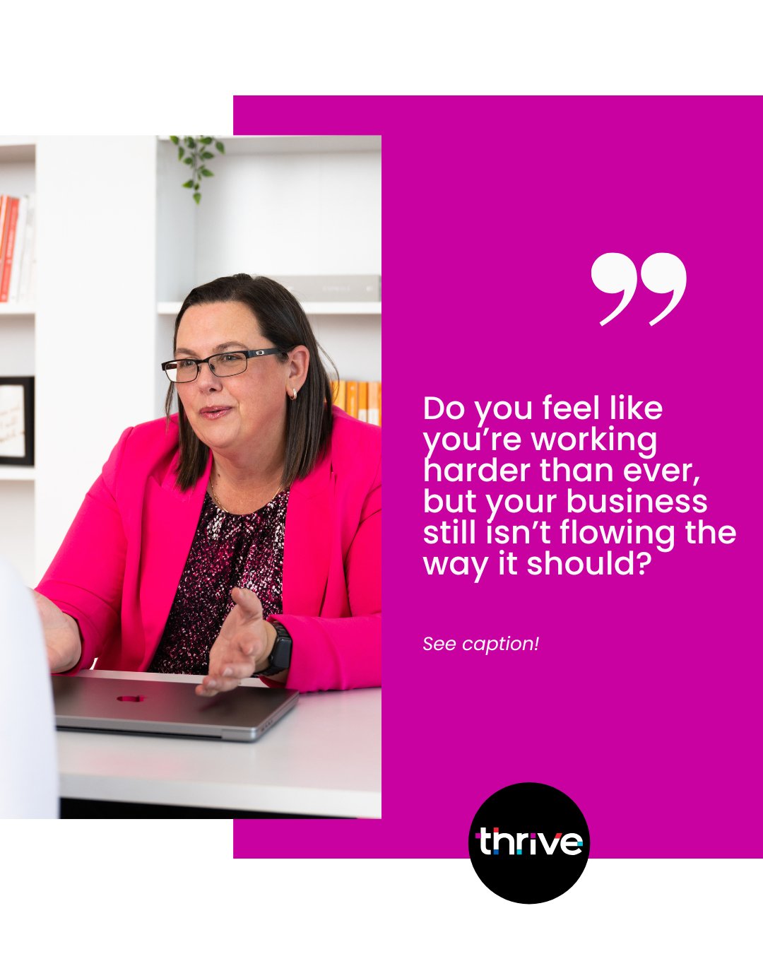 Do you ever feel like you&rsquo;re working harder than ever, but your business still isn&rsquo;t flowing the way it should?

You&rsquo;re not alone.

I talk to business owners every day who feel the same &mdash; smart, capable, driven people who are 