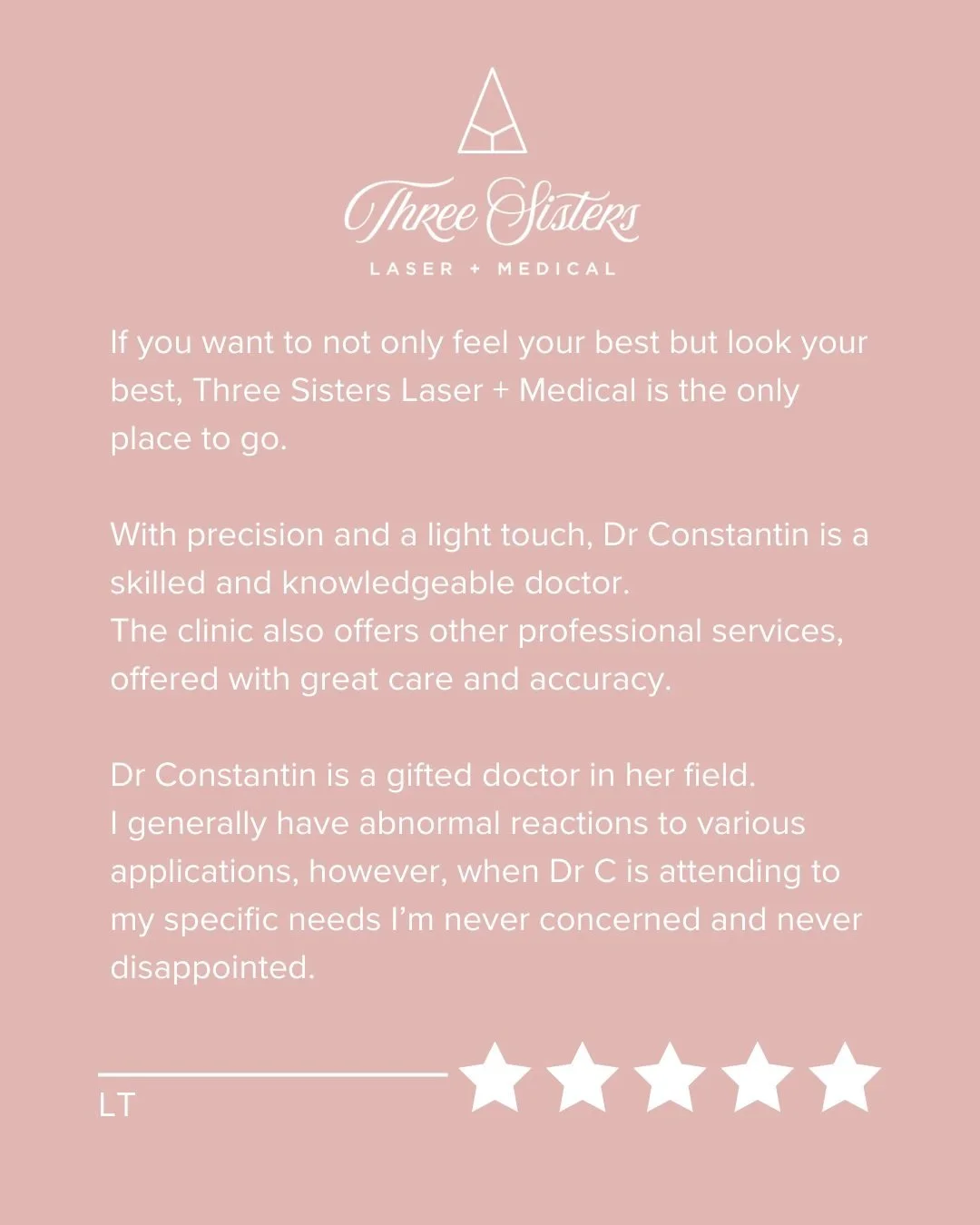 Precision care and exceptional results. Thank you for the 5-star love ❤