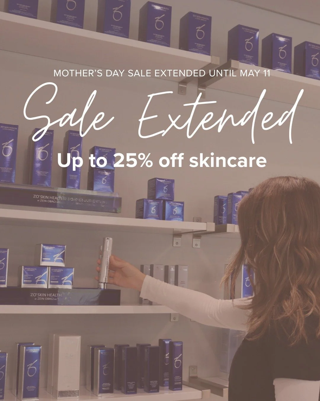 🌸 Mother&rsquo;s Day Sale Extended 🌸
Online through May 11 &mdash; save up to 25% off skincare favorites. Treat yourself or gift mom the glow she deserves.