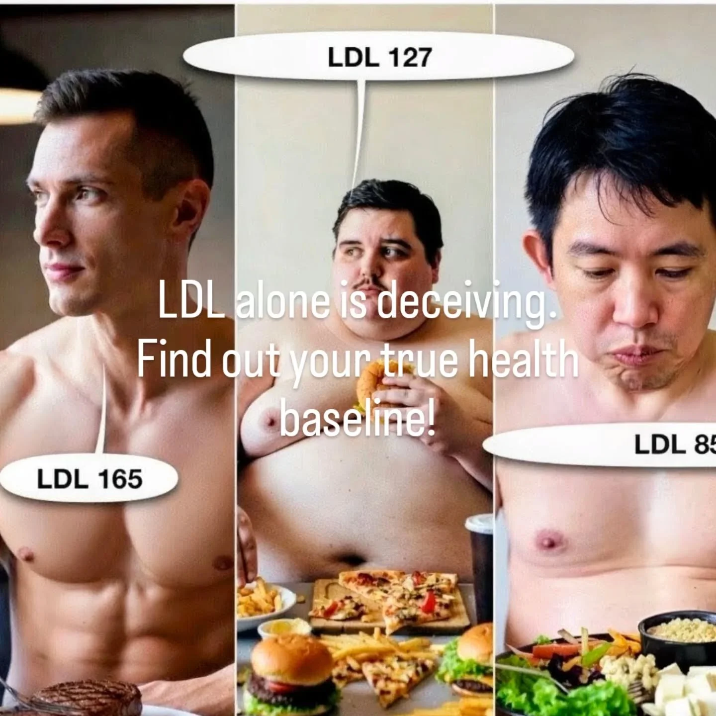 Test, do not guess and dig deeper if you truly want to have your accurate health baseline! #longevity, #testdonotguess, #cholesterol, #heart