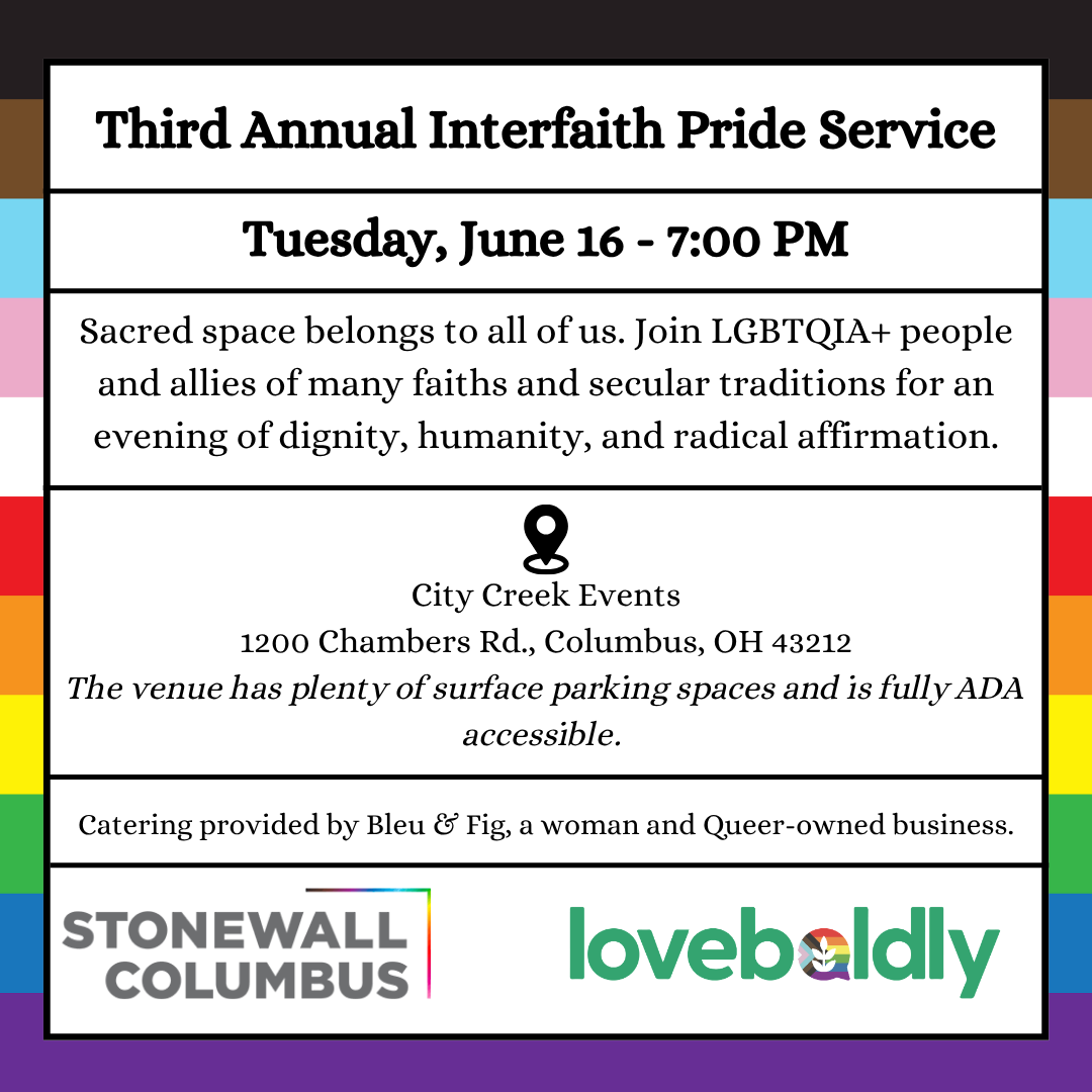 Third Annual Interfaith Pride Service