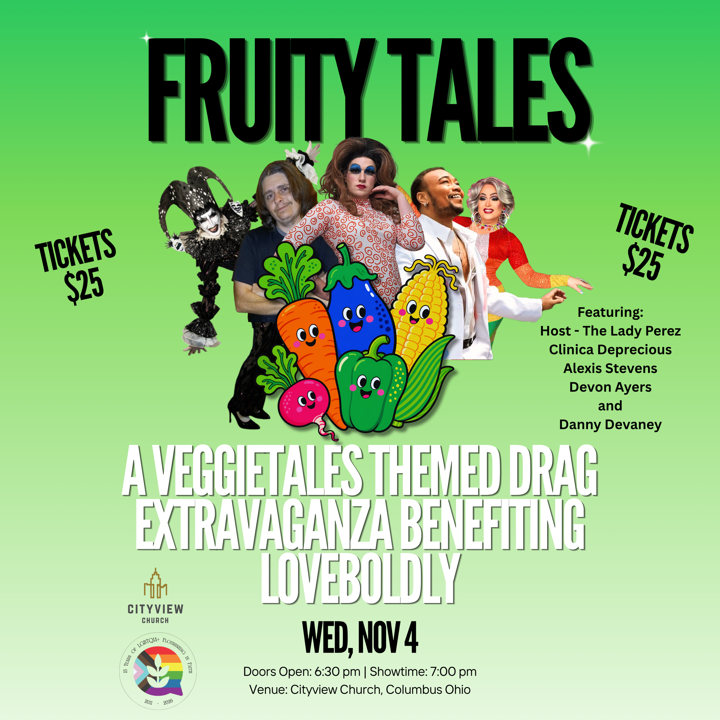 Fruity Tales: Veggie Tales-Themed Drag Benefiting LOVEboldly