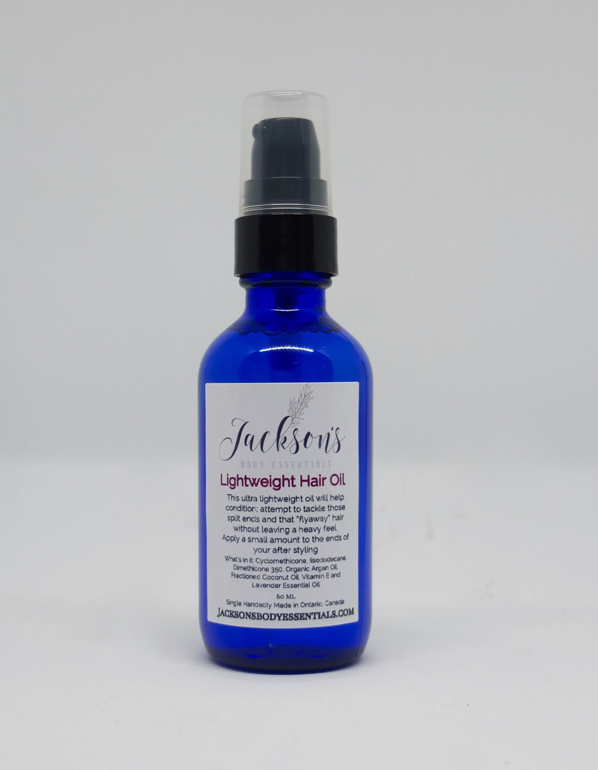 Lightweight Hair Oil ( Lavender) — Jackson's Body Essentials Ltd