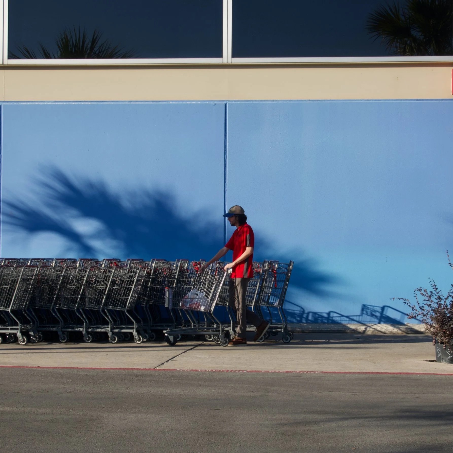 Photo Diary: Guy Pulling a Cart 