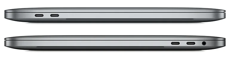The new edition with only USB-C ports