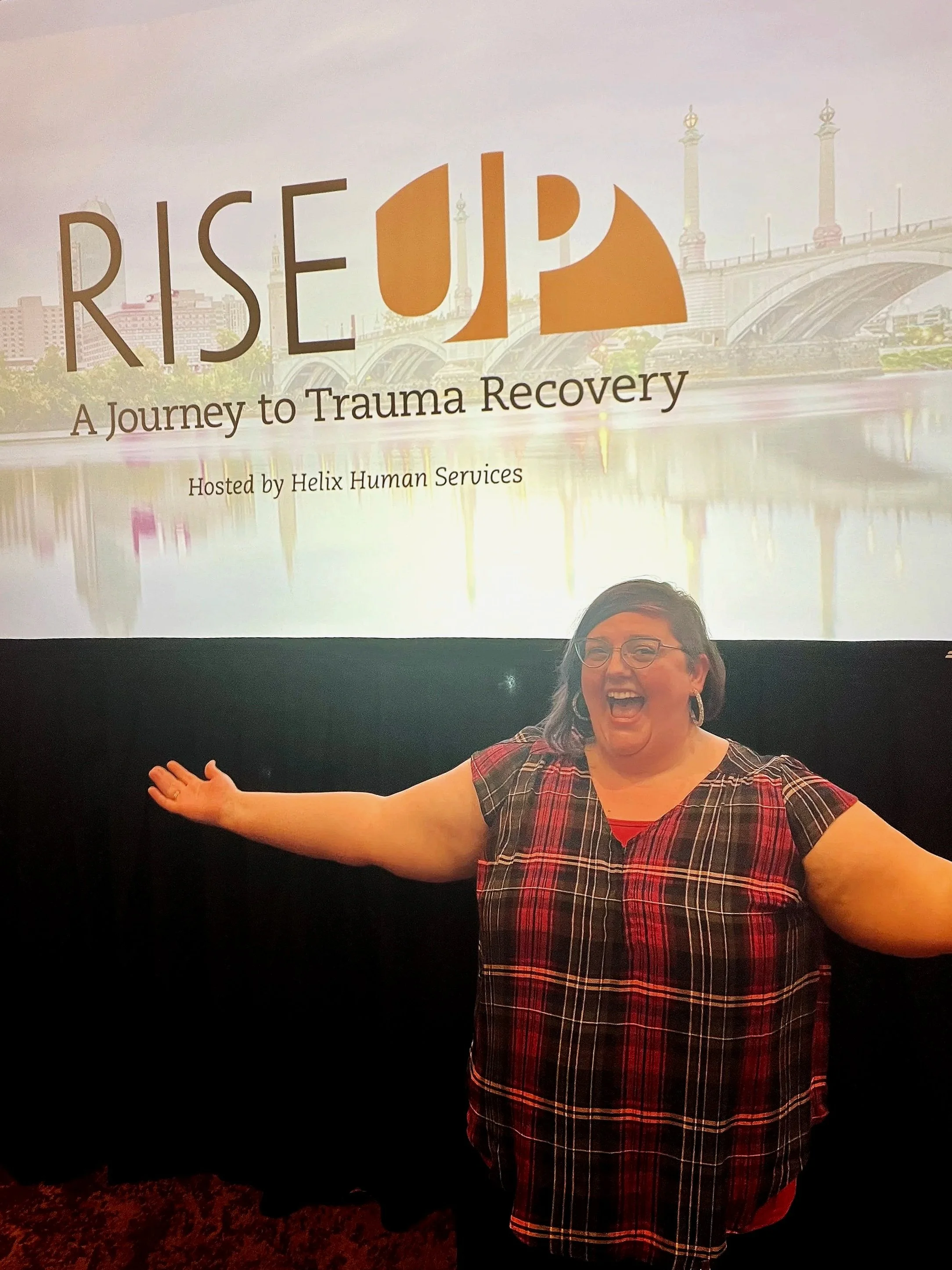 Jennifer Wolfe, LICSW First Keynote Presentation at Helix Rise Up Trauma Conference 2024, Springfield, MA (Copy)