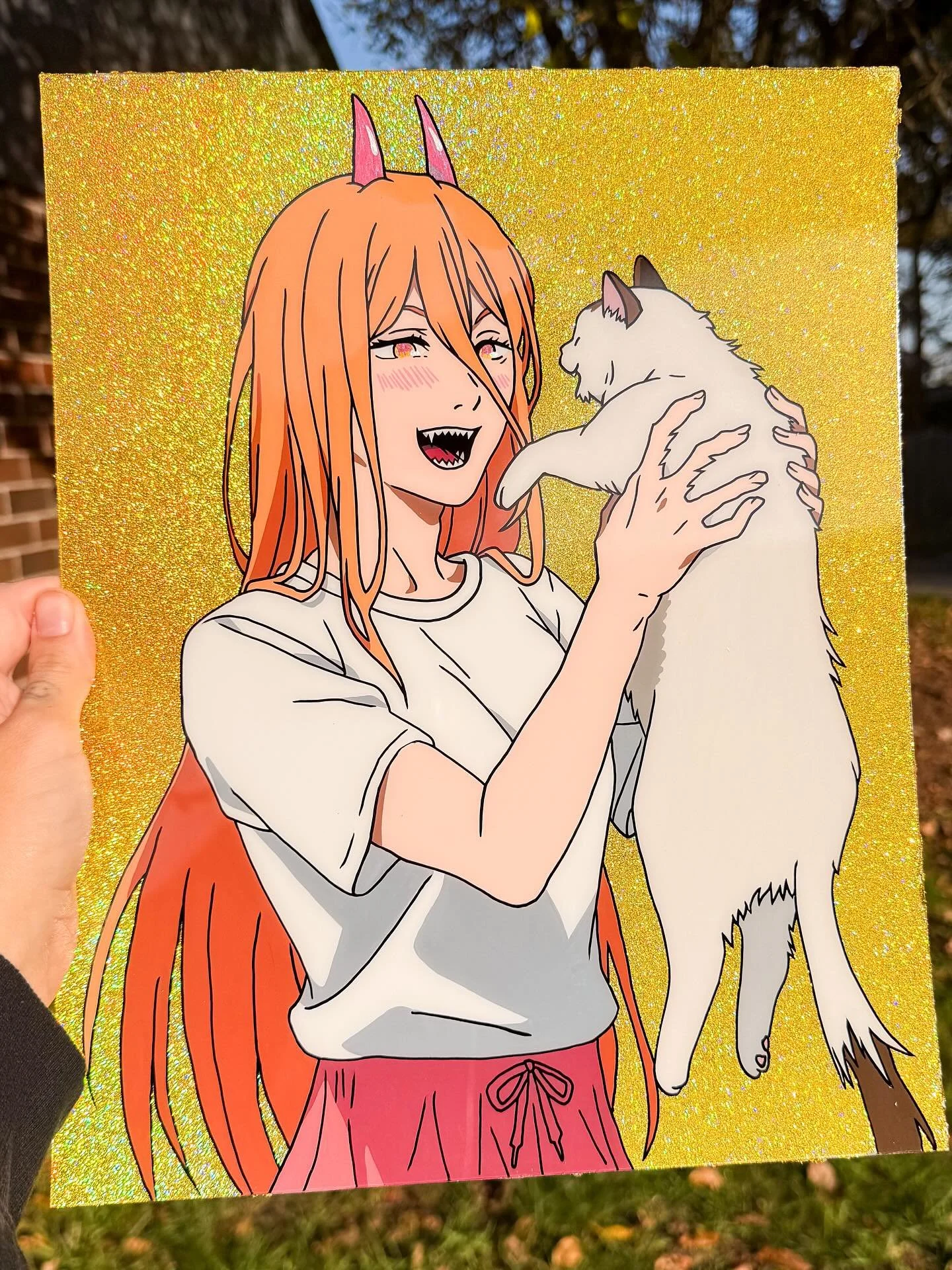 🩸🐱Power and Meowy🩸🐱

#chainsawman #chainsawmanpower #chainsawmanpowerfanart #meowy #blooddevil #devil #anime #animeglasspainting #glasspainting #painting #art #artist #powerchainsawman