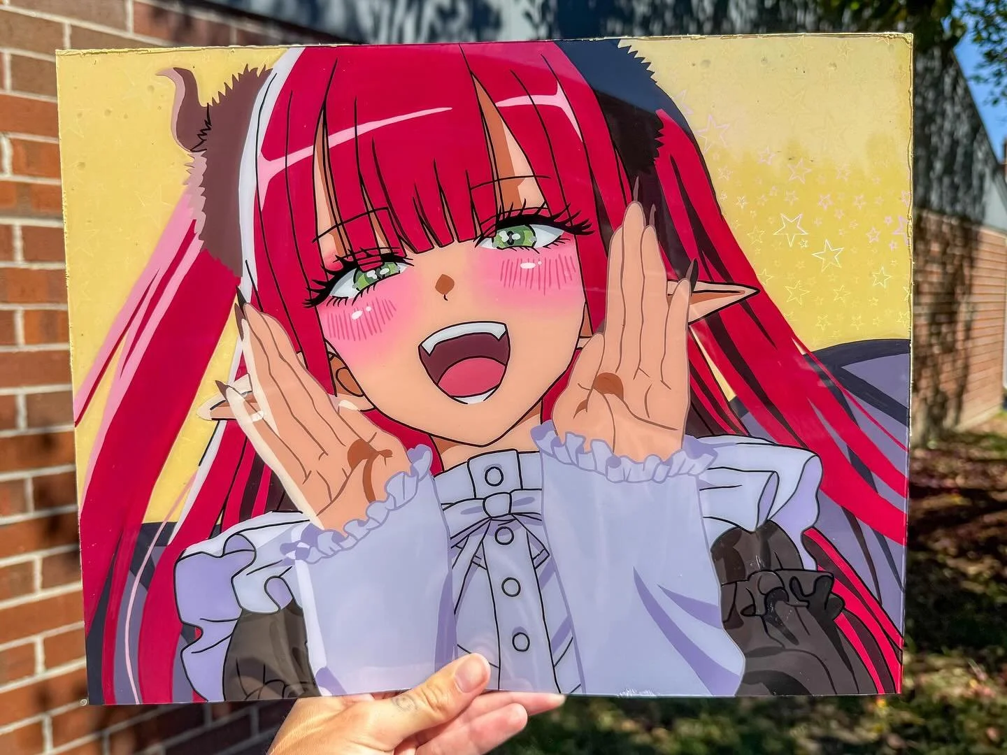 💖Marin Kitagawa💖

Sooo this one was mostly for me to practice a few things I&rsquo;m not super confident In. Lining with a brush, blending, and sticker application. I think I did ok with all of these things but still need some practice. I made a lo