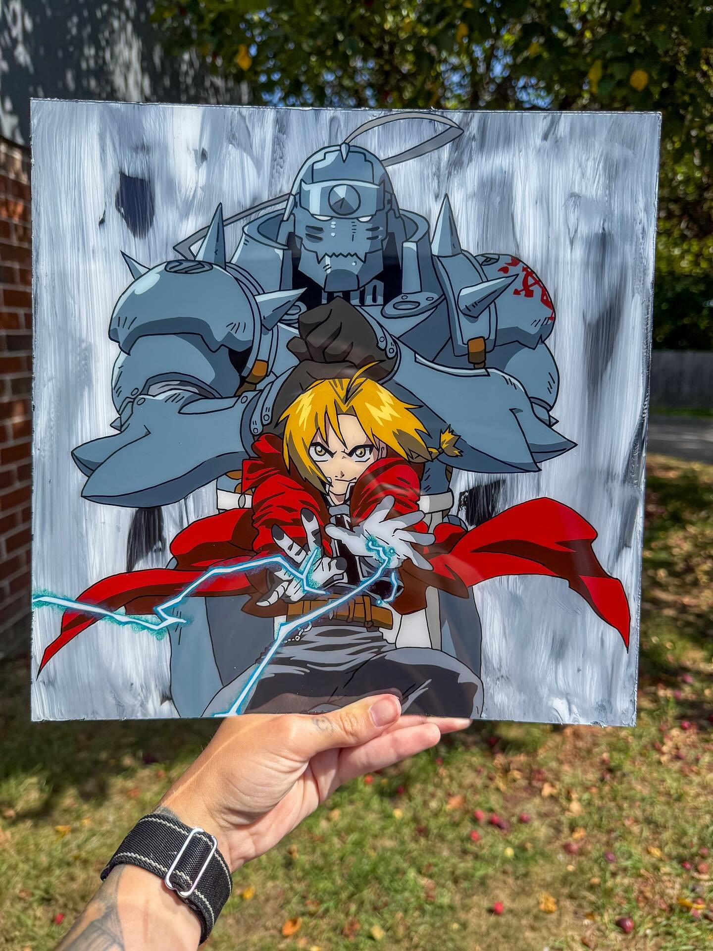 ⚡️🙏🏼Edward and Alphonse Elric🙏🏼⚡️
Not Available

#edwardelric #alphonseelric #fullmetal_alchemist_brotherhood #fullmetalalchemist #fullmetalalchemistbrotherhood #animeglasspainting #animeglassart #anime #glasspainting #animeart #art #fullmetalalc
