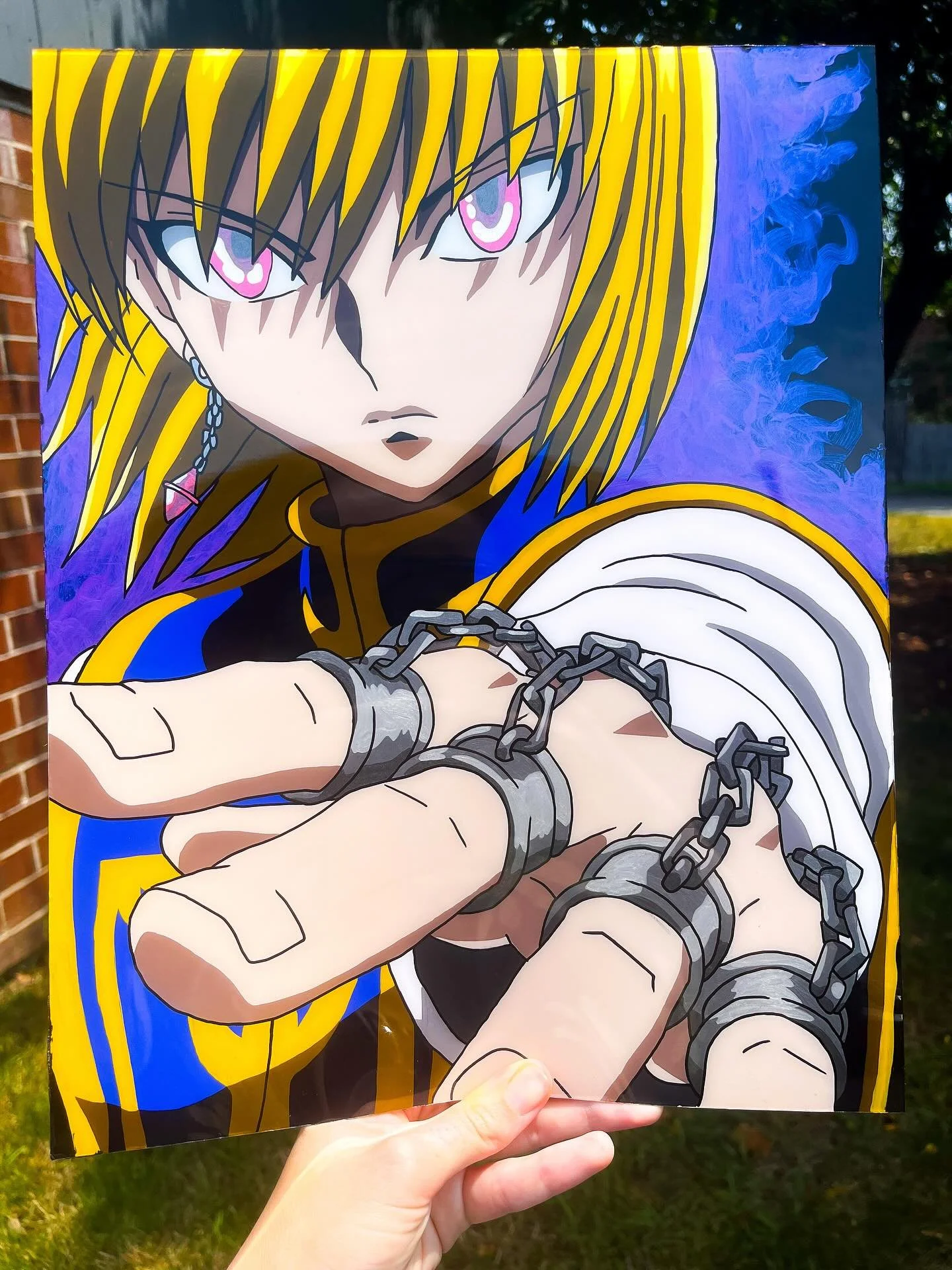Kurapika!❤️
**FOR SALE DM OF INTERESTED**

#kurapika #kirapikahunterxhunter #hunterxhunter #kirapikakurta #anime #animeglasspaintings #glasspainting #animeart #fanart #hunterxhunterfanart #forsale