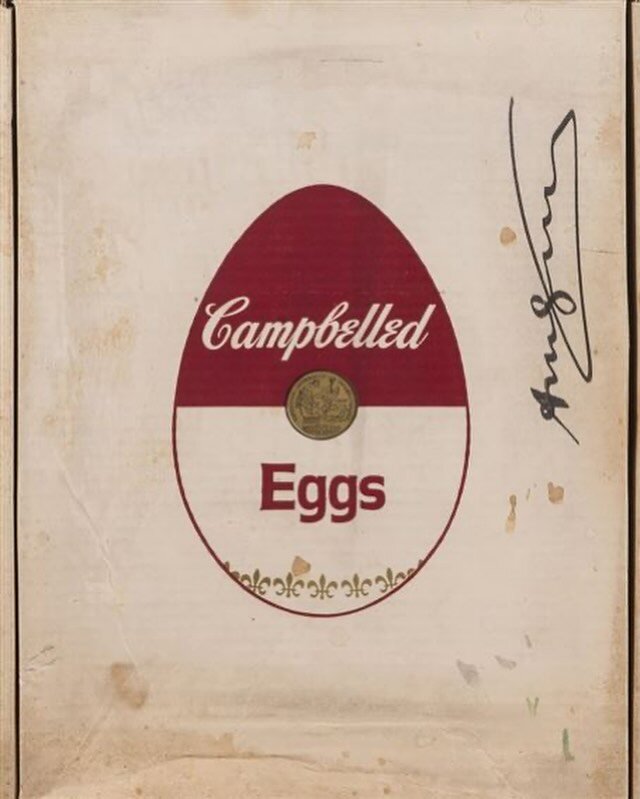 Happy Easter everyone! With thanks to Andy Warhol #eastereggs #osbornehodge #andywarhol