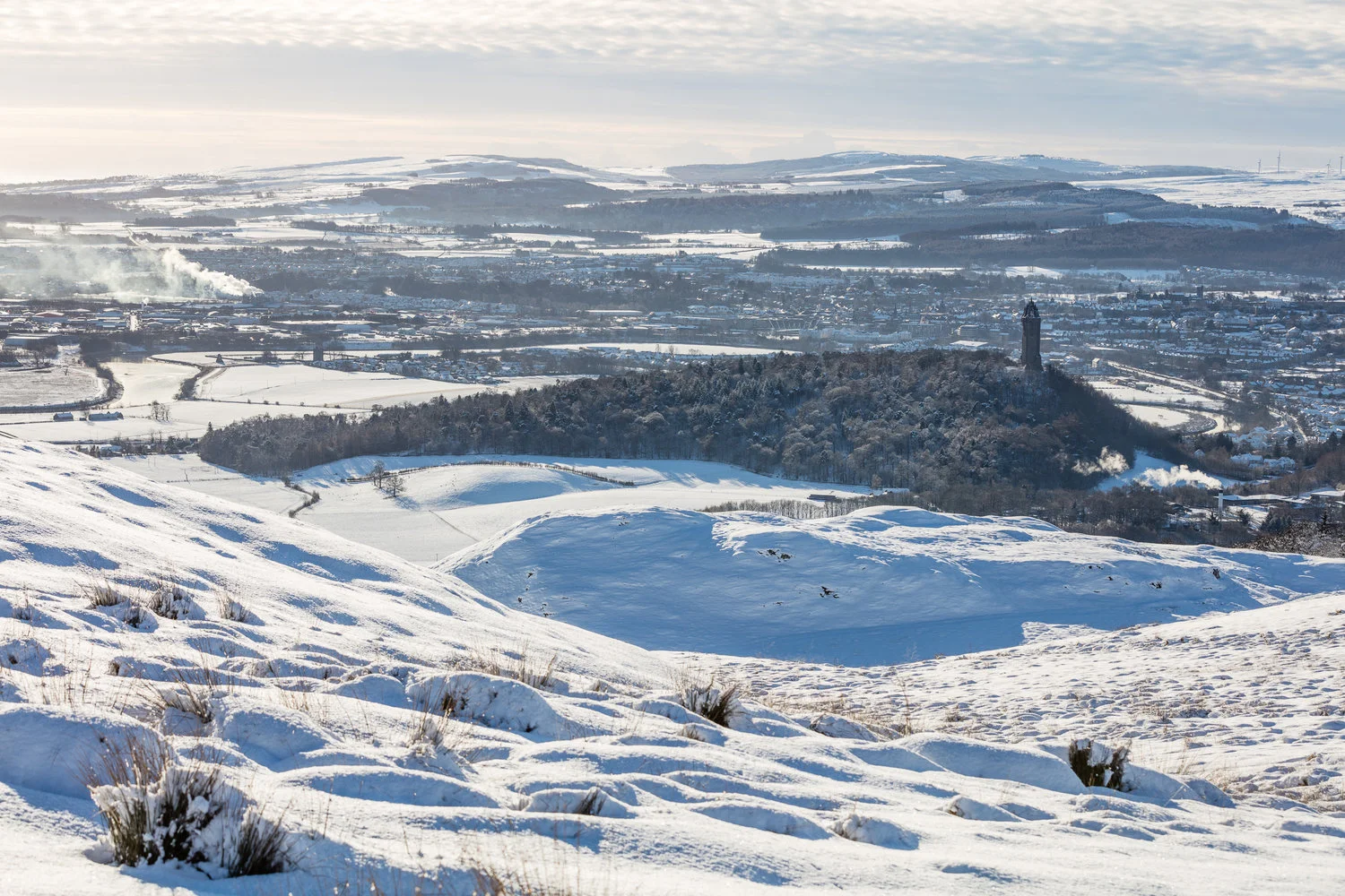 View on Wallace Monument from Dumyat