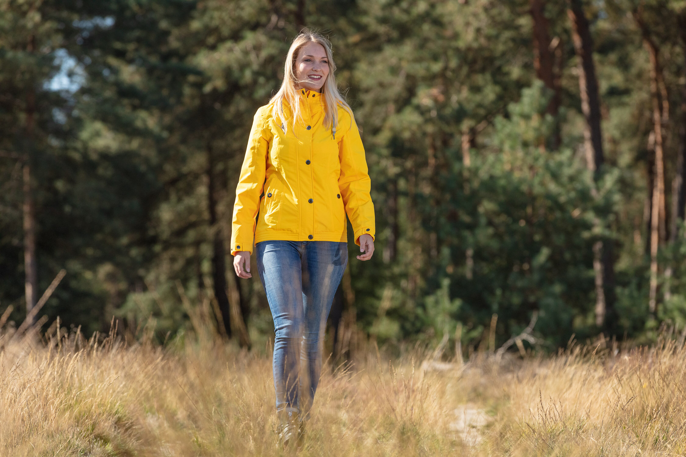 Outdoor clothing shoot