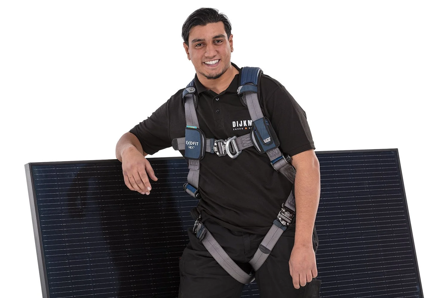 Studio portraits solar panel installers