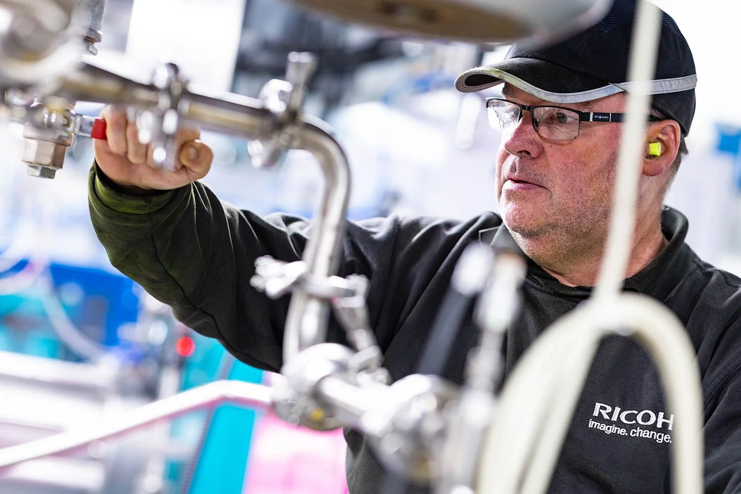 Corporate photography for Ricoh in Stirling, Scotland