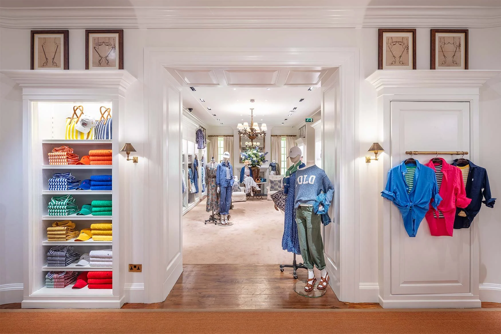 Retail interior branding photography