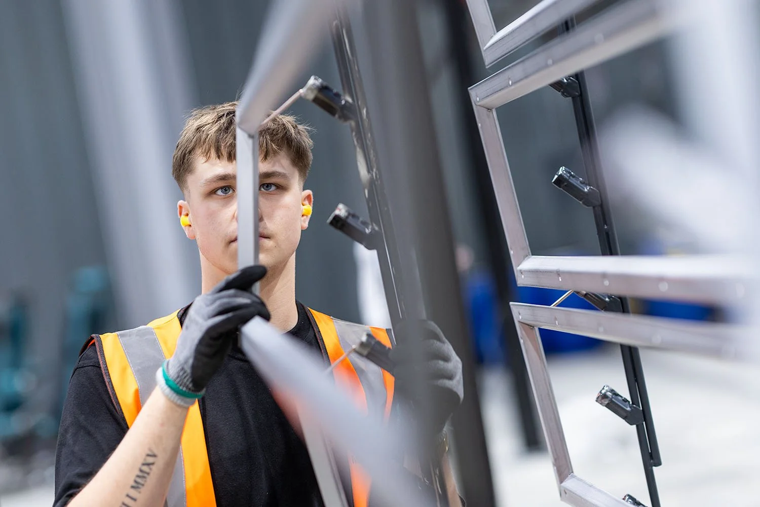 Industrial photographer steel industry