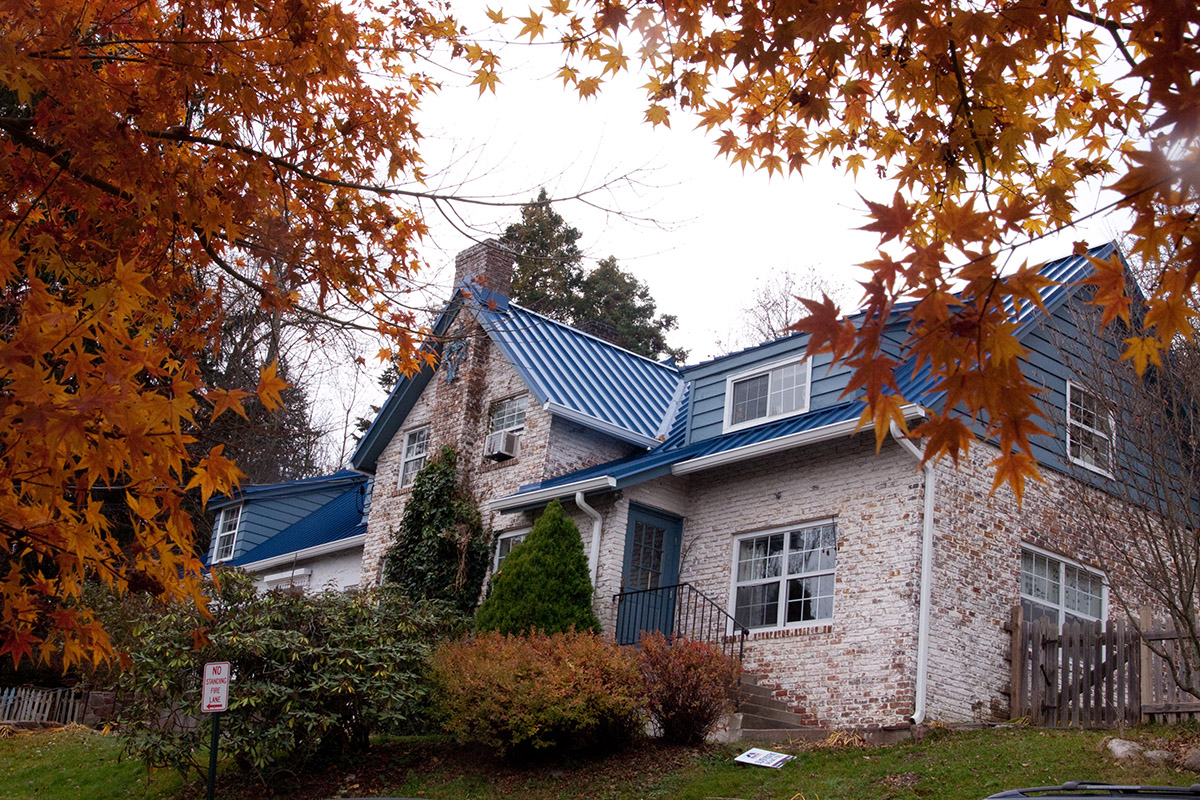 Blue roof building in fall.jpg