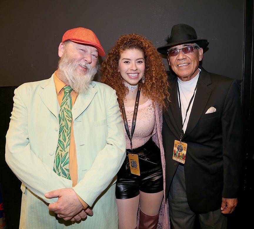 Kevin Russell, Lesly Reynaga, Ruben Ramos (Gary Miller photo)