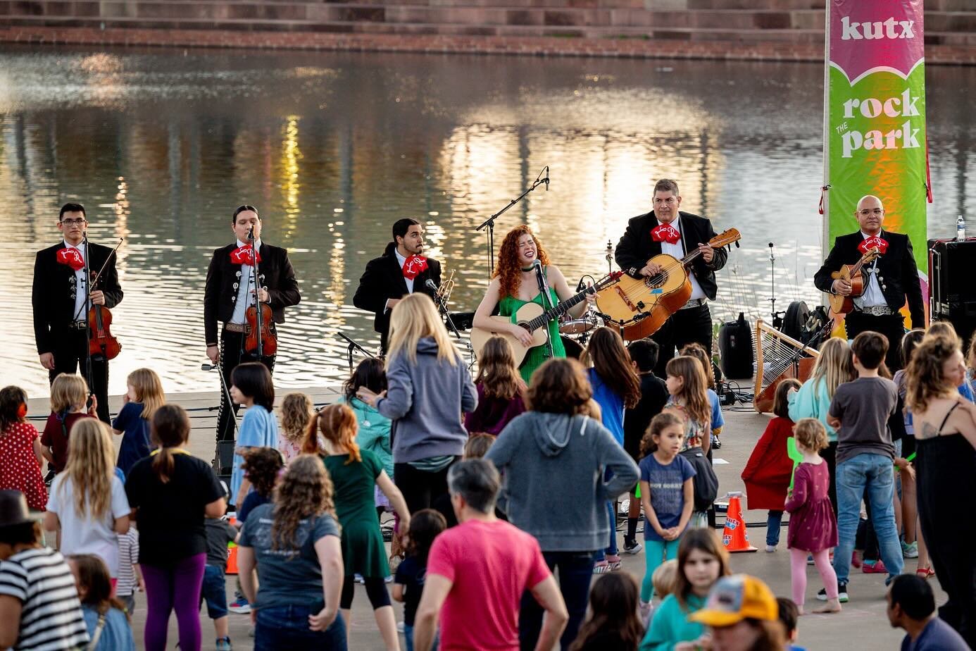 What a time we had at the first Rock the Park of the season! Thank you @kutx for the opportunity to connect with such a beautiful community of dancing kiddos and entire families at Mueller Lake Park! Thanks @renphotogs for the awesome shots 📸 

The 