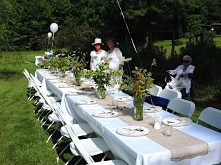 Dîner en Blanc July at Wolfscratch Farm
