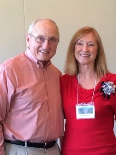 Coach Dooley at WFB – Eunice greets our speaker