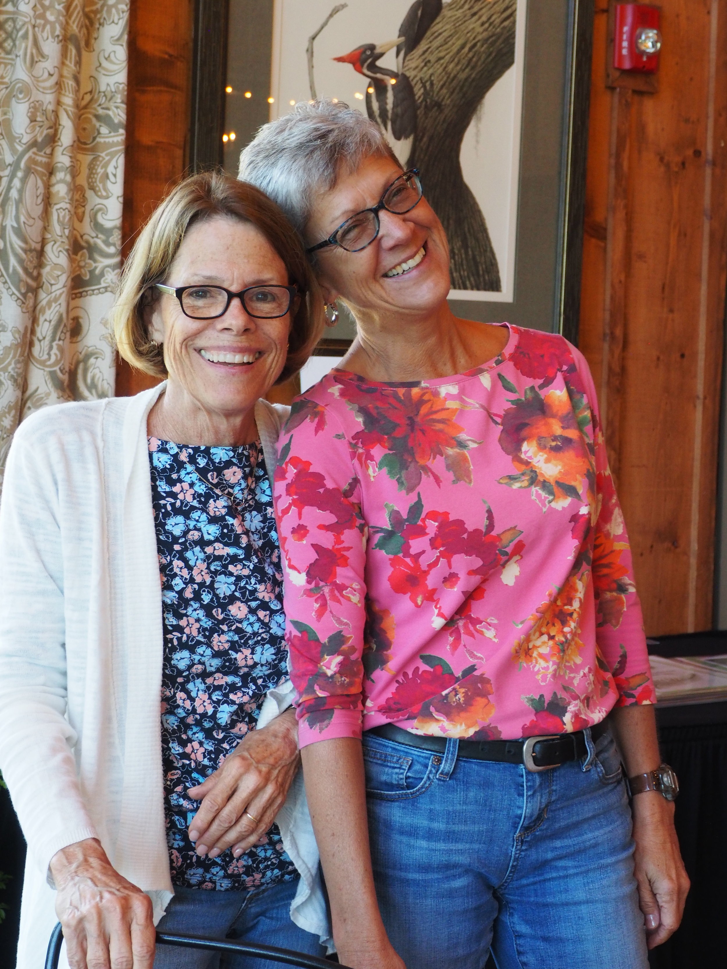 Judy Kaufman and Laura Larimore teamed up on plans for the memorable Wildflower Bunch 25th Anniversary party