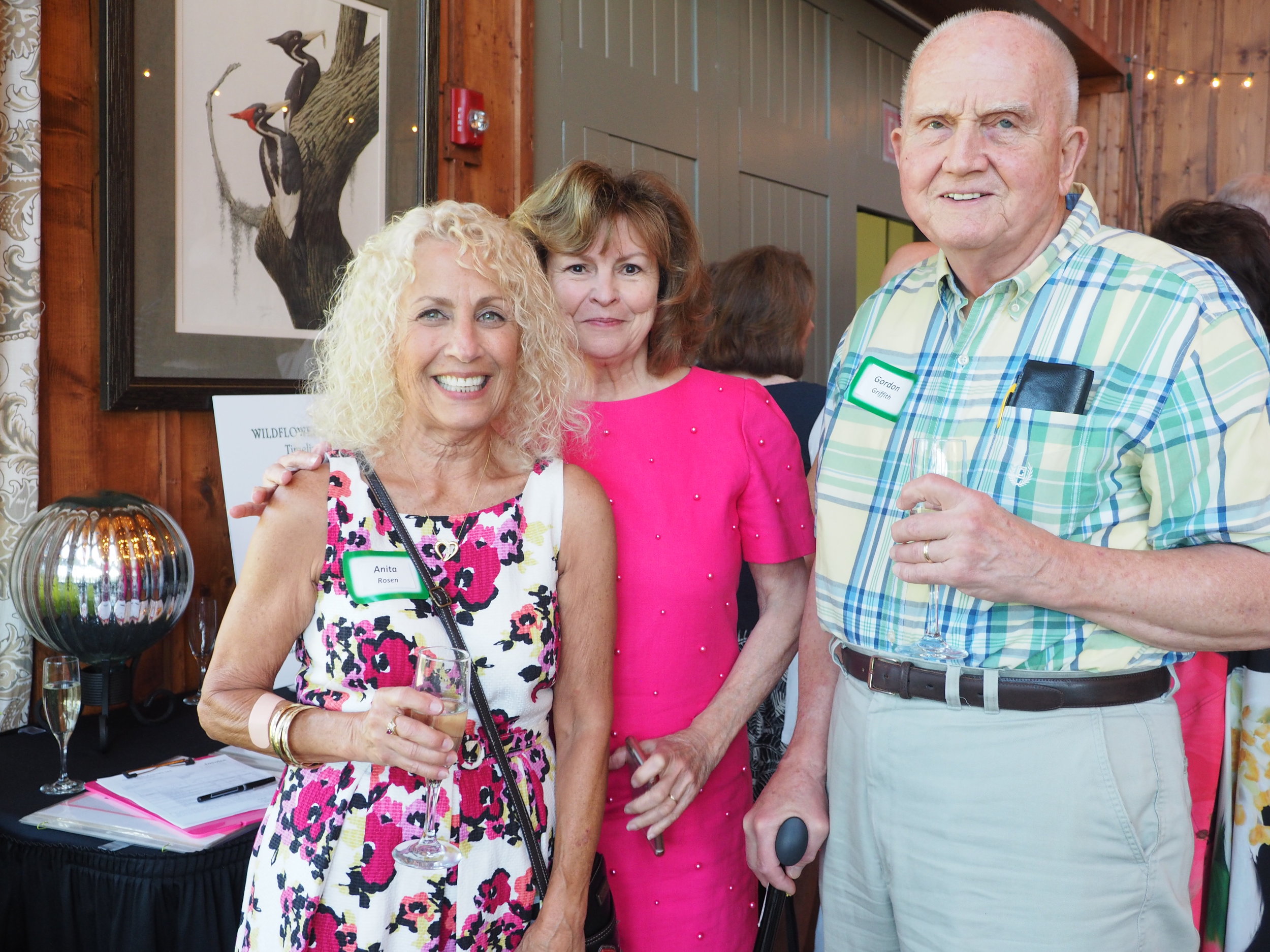Anita Rosen, Fran Holman McKenzie and Gordon Griffith