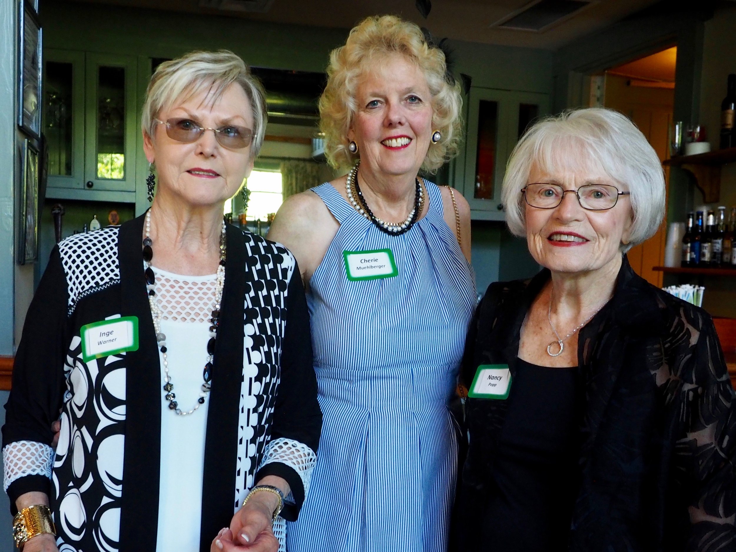 Inge Warner, Cherie Muehlberger and Nancy Popp