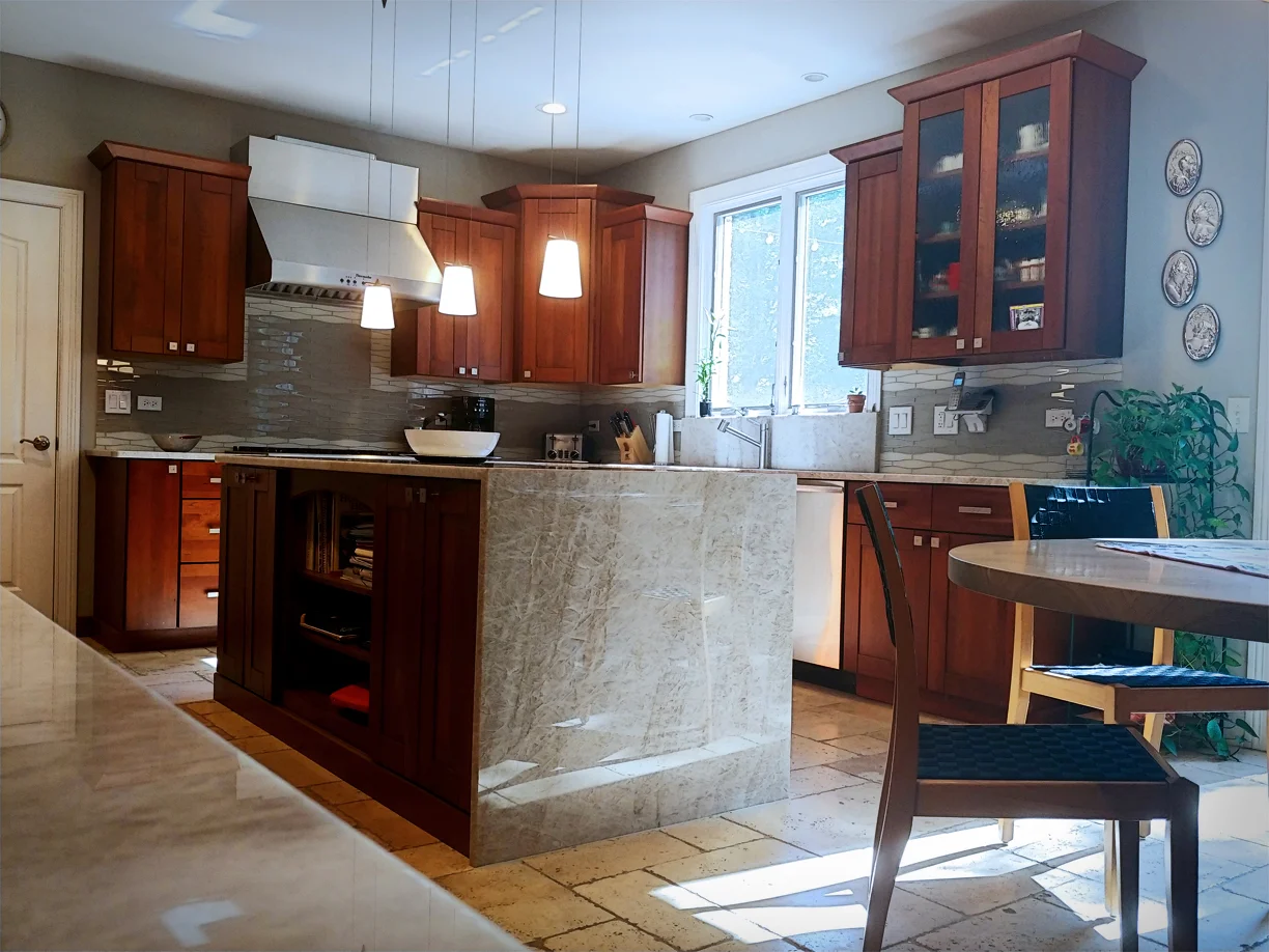 Contemporary Kitchen Remodel in Oak Park, IL by MGM Stone Fabrication — Project 2 project photo 2