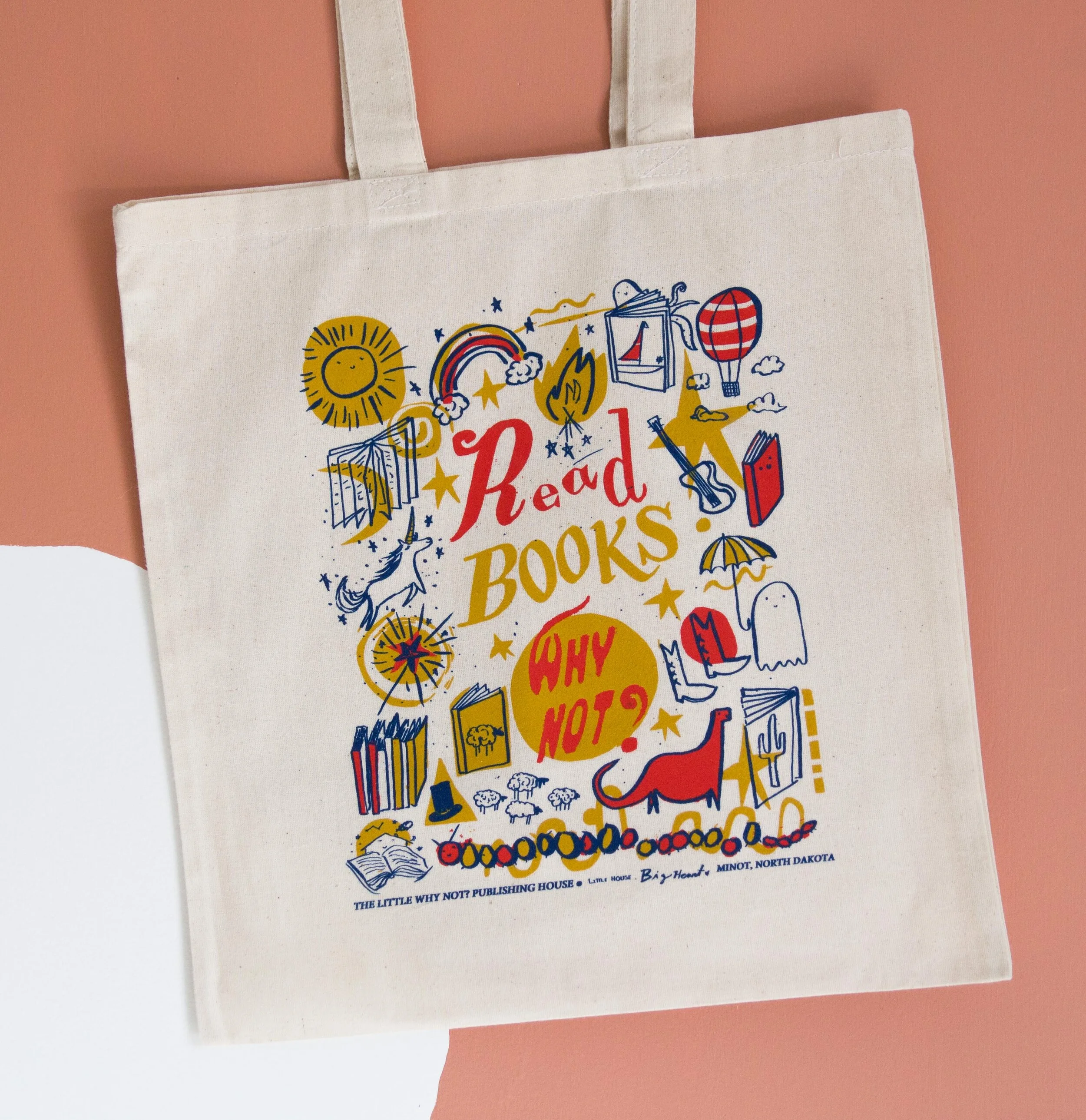 Read Books / WHY NOT? Tote Bag