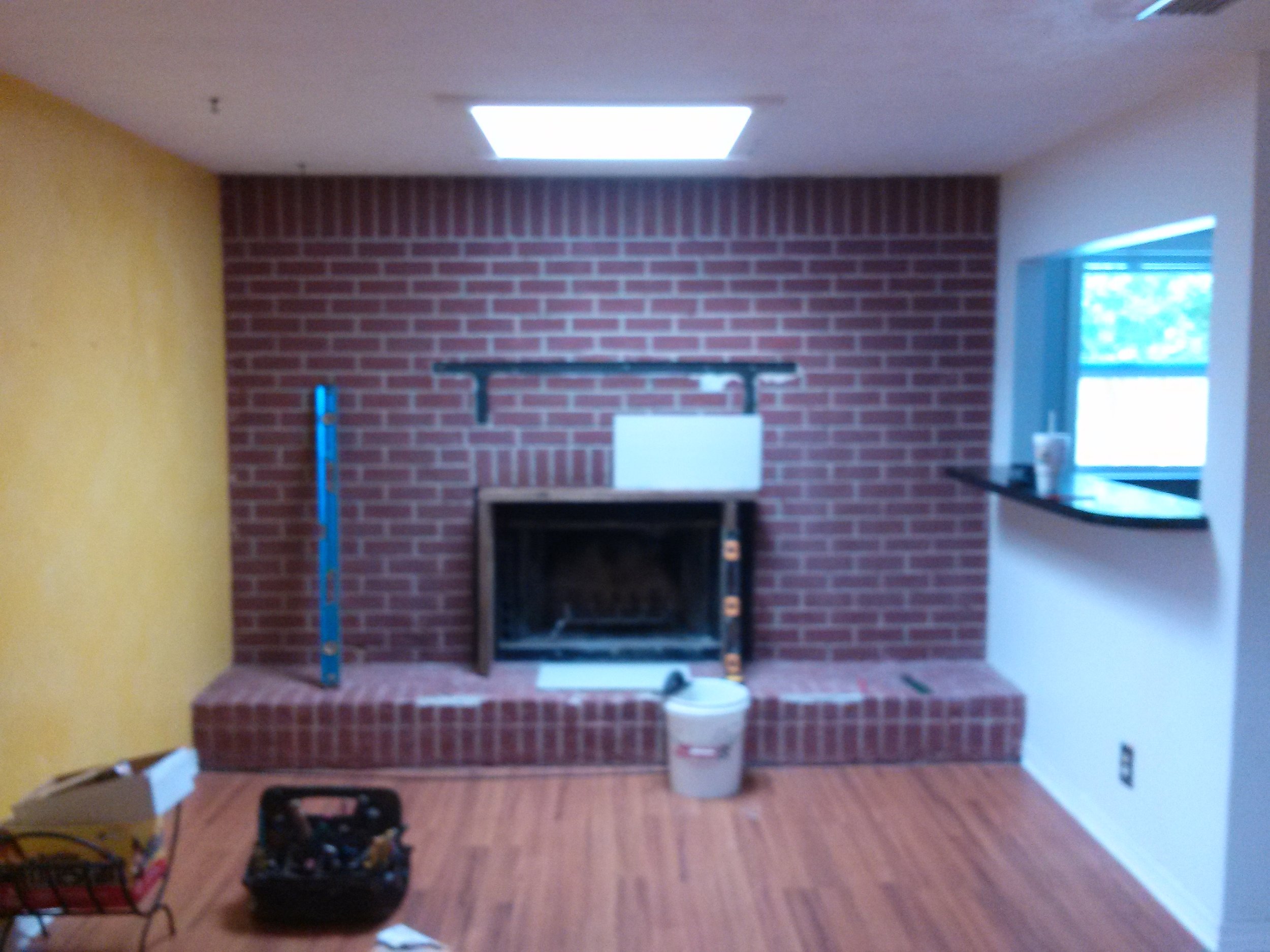 BEFORE: Fireplace
