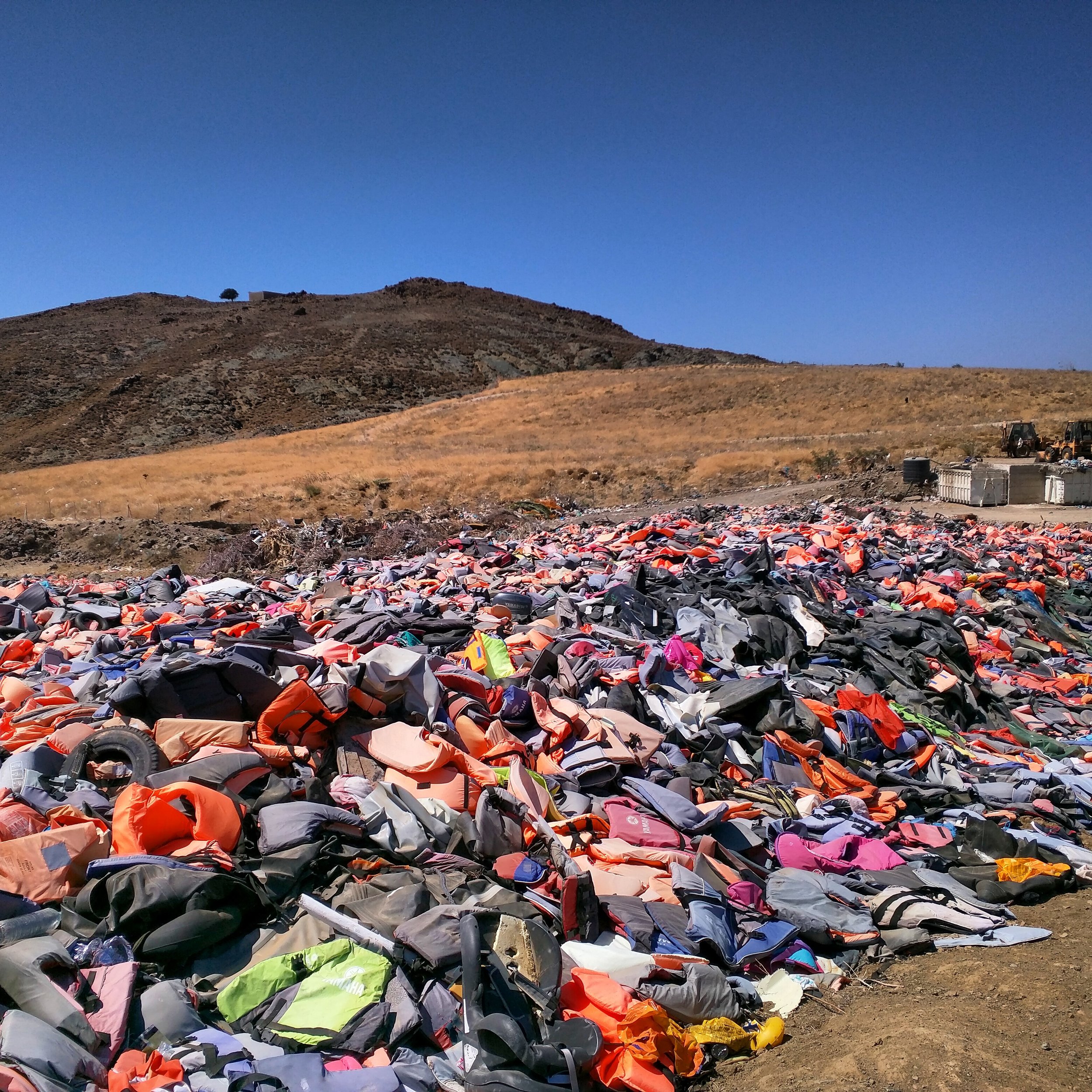 Lifevest Graveyard- Lesvos, Greece