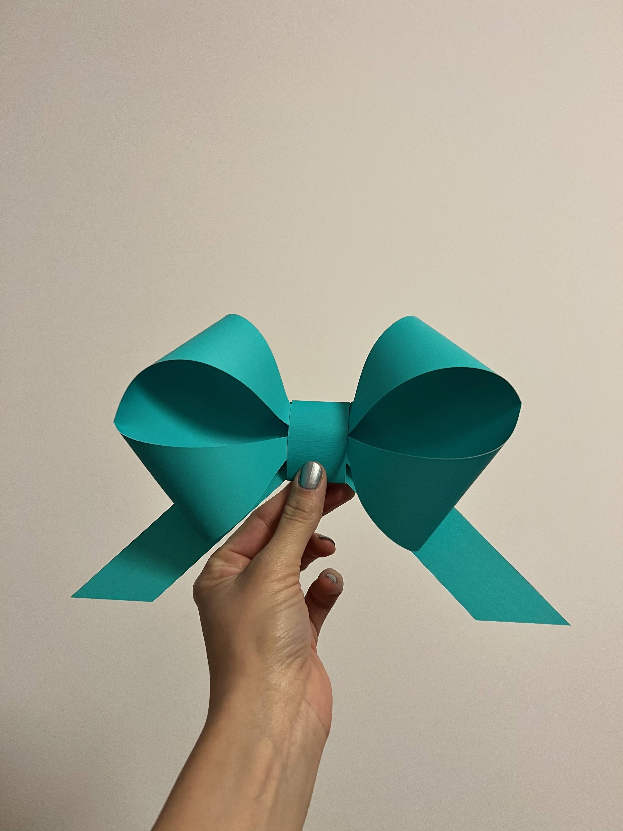 paper bow DIY + svg file