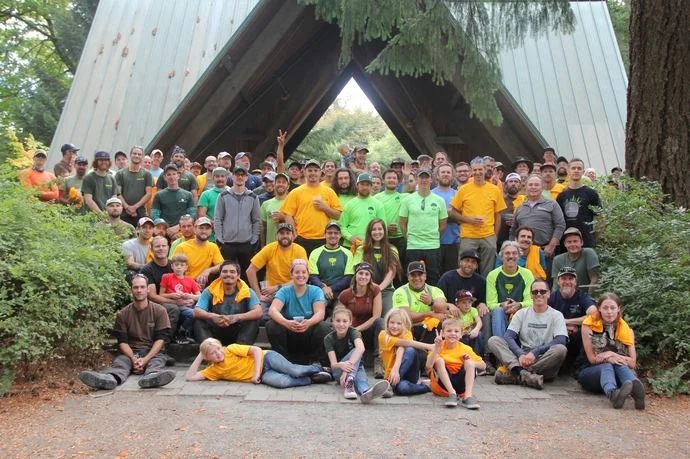 Arborists at the Arboretum 2018! Year five for me, and four for Karin…