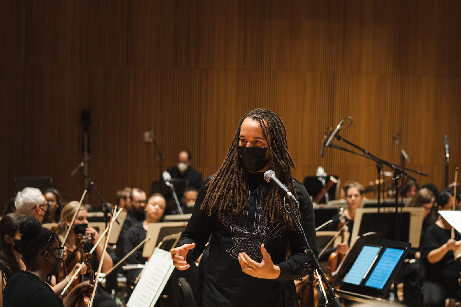 American Composers Orchestra EarShot Readings: Working Rehearsal