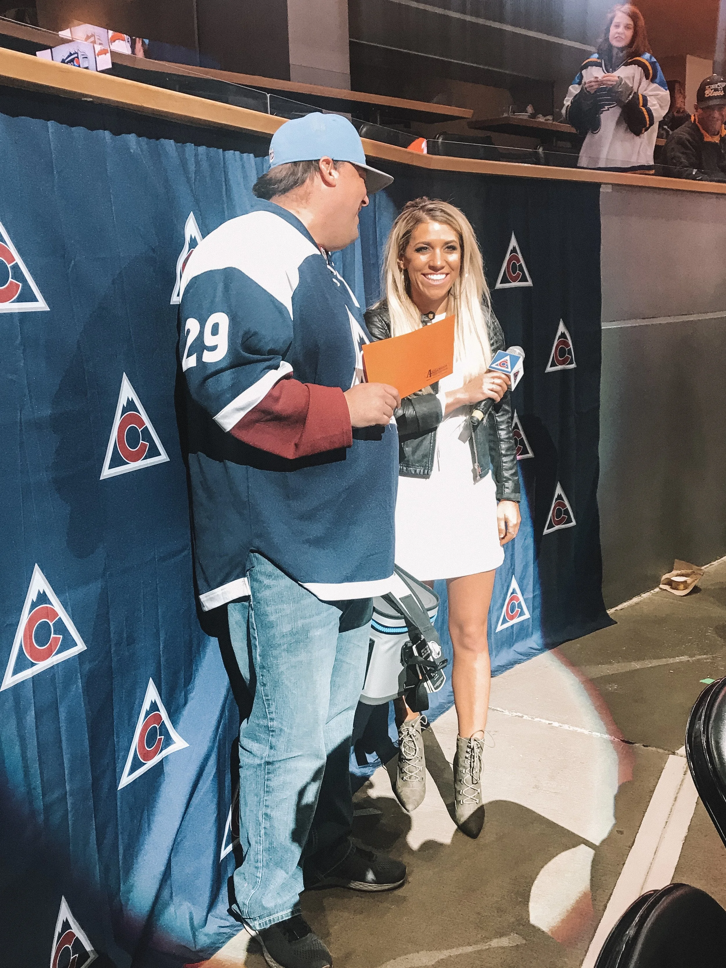 Game Night Outfit - Blues v. Avs - 2/16/19