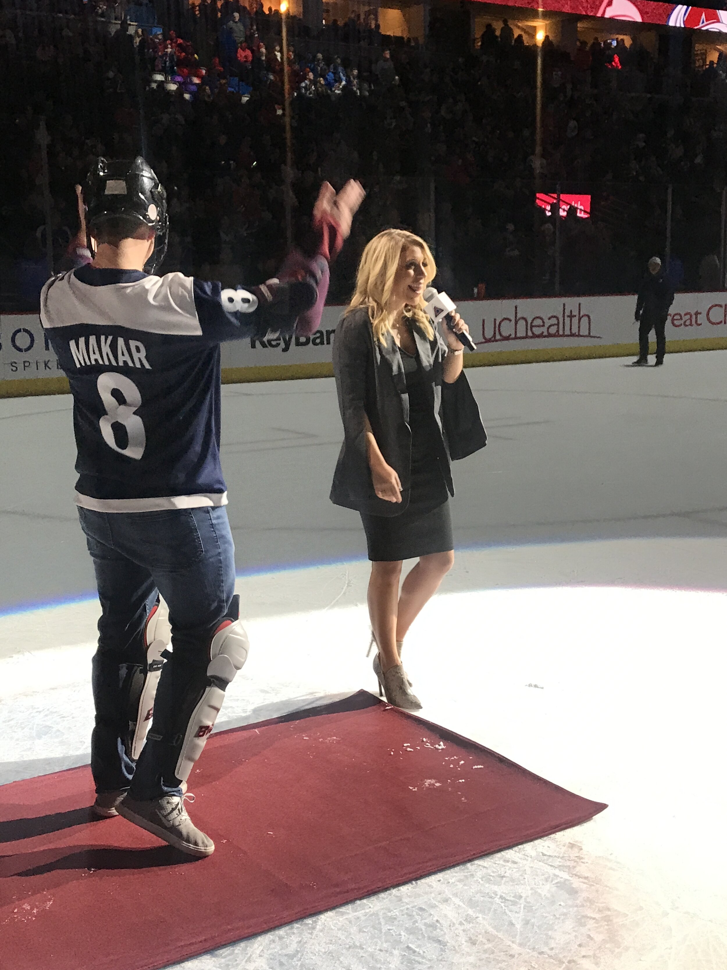 Game Night Outfit - Avs v. Maple Leafs - 11/23/19 — Rosé, Rocks & Retail  Therapy