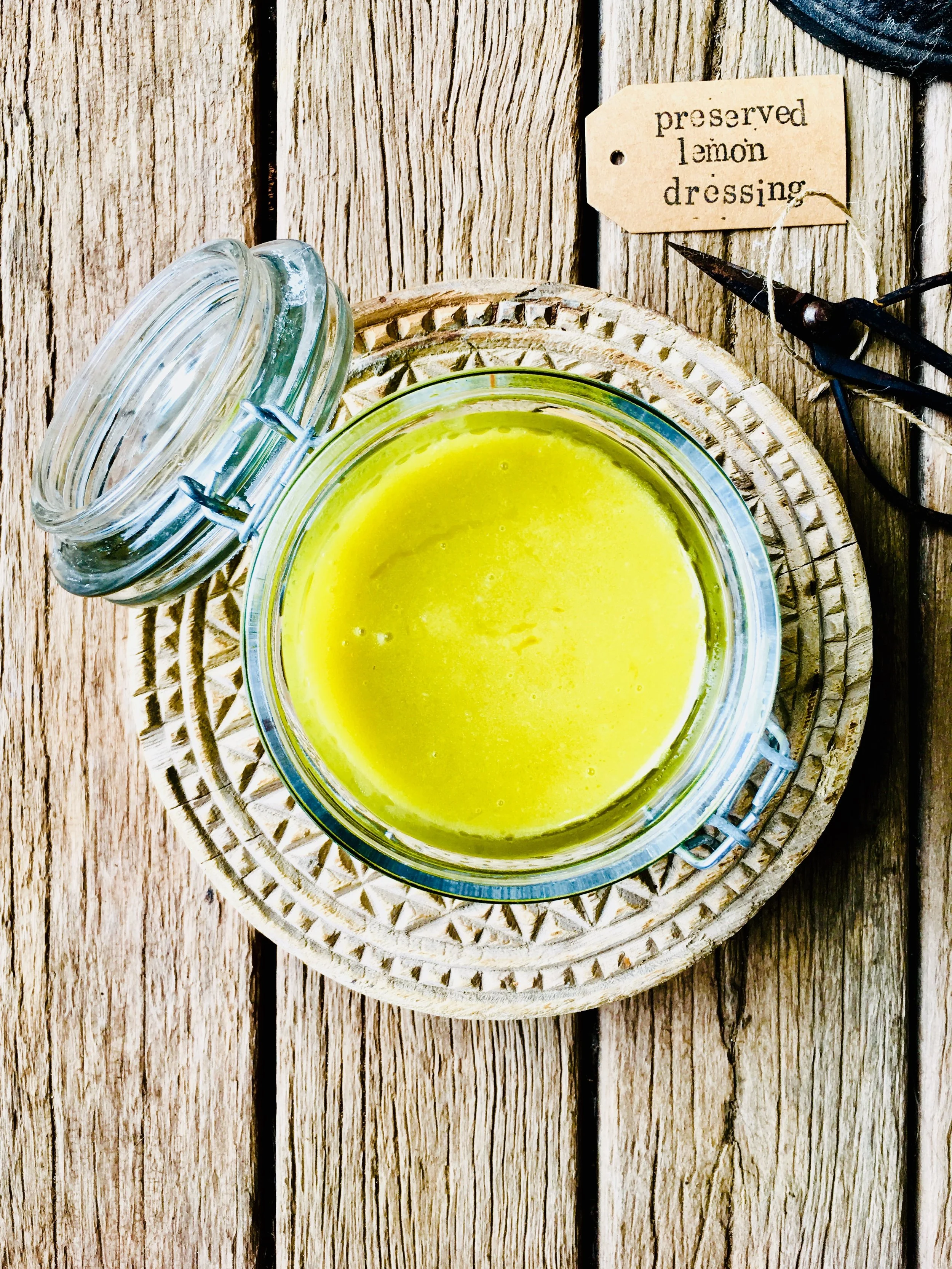Preserved lemon dressing&nbsp;