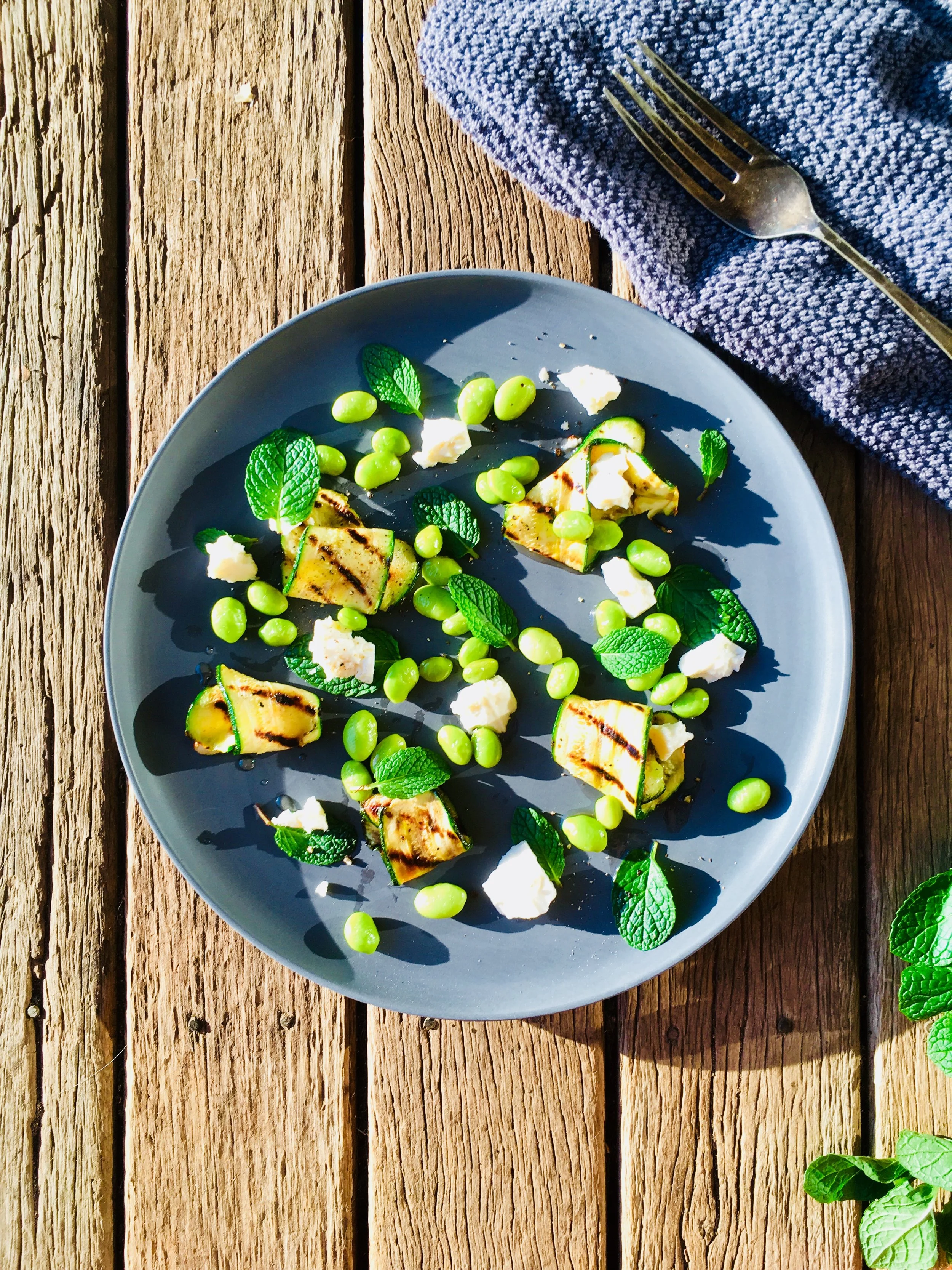 The zucchini harvest 
