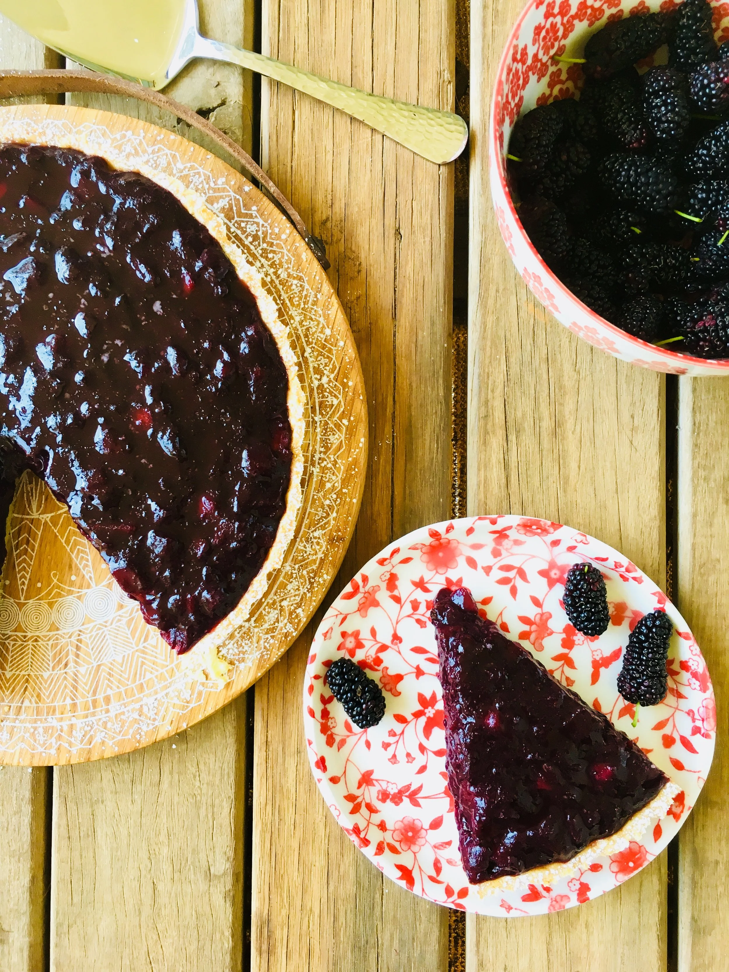 Mulberry tart