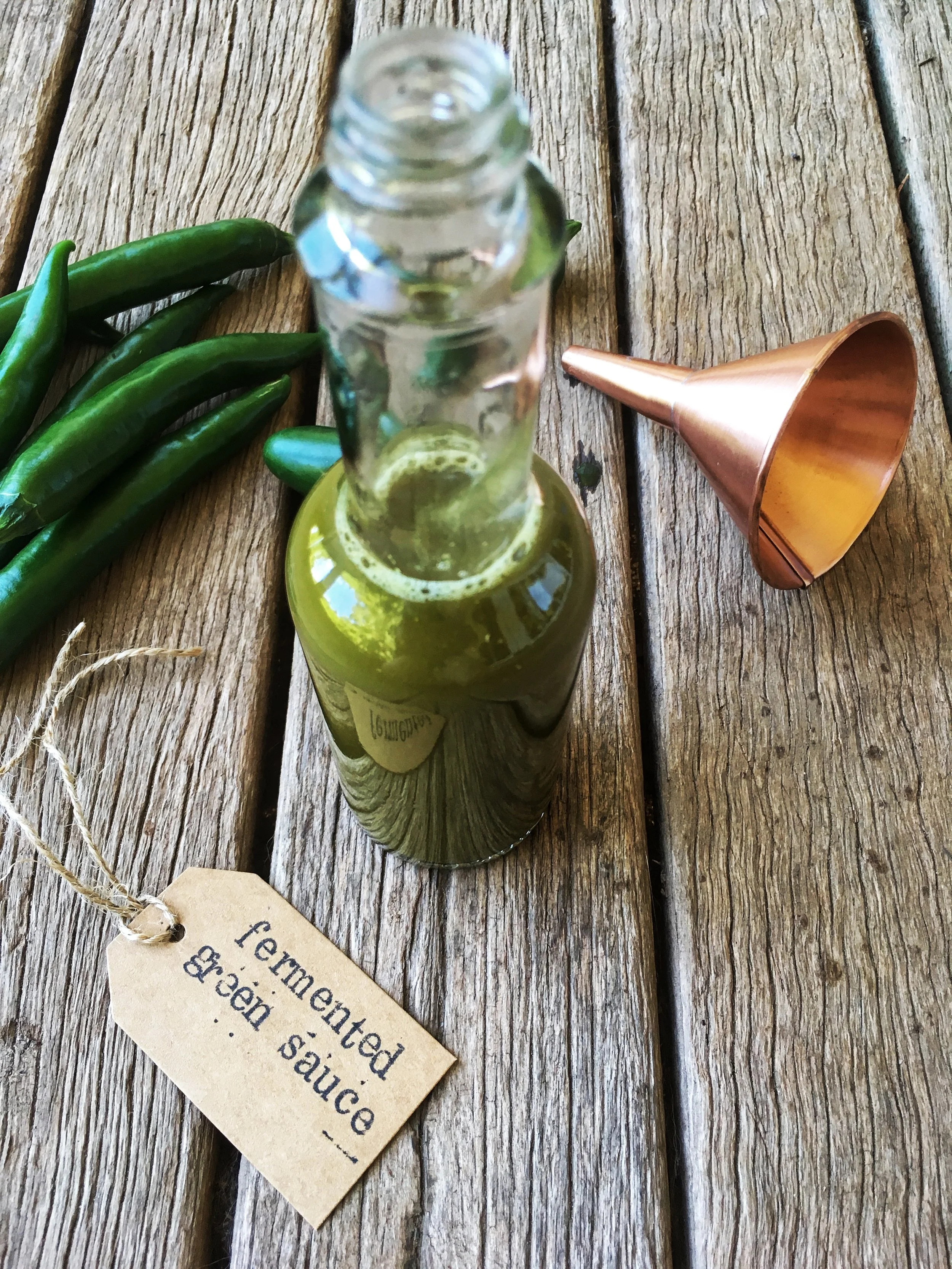 Fermented green chilli sauce